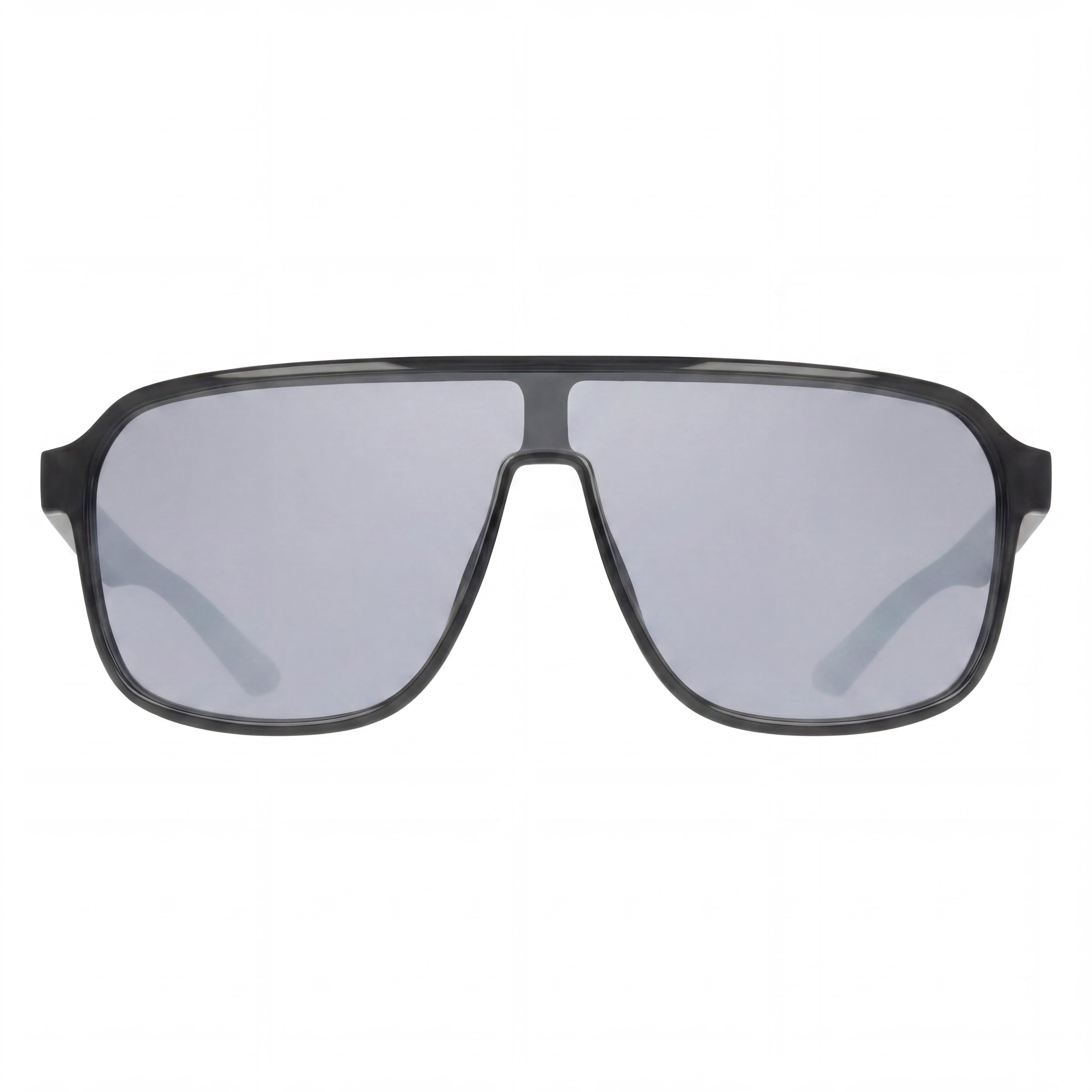 Nike Vintage Flyer Mirrored Unisex Smoke Grey Chrome Mirror Grey Silver Flash Plastic Frame 64mm, Photo 2