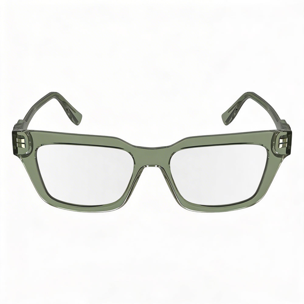 Karl Lagerfeld Men's Modern KL6152 Gafas Inyectadas Color Caqui Claro con Lentes de Policarbonato de 52mm