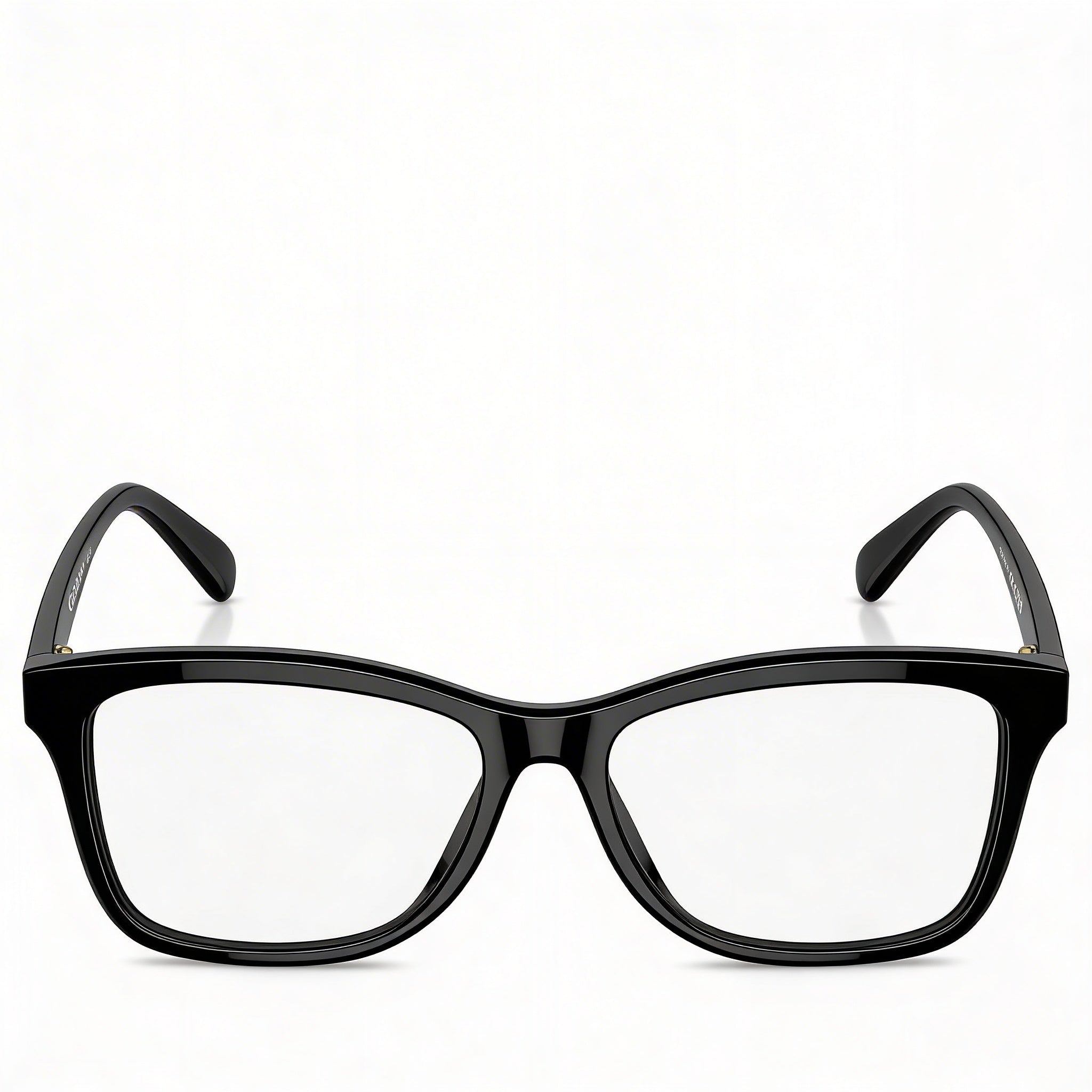 COACH Hc6231u Sculpted C Hardware Universal Fit Women's Black Plastic Prescription Eyeglass Frames 54mm, Photo 2