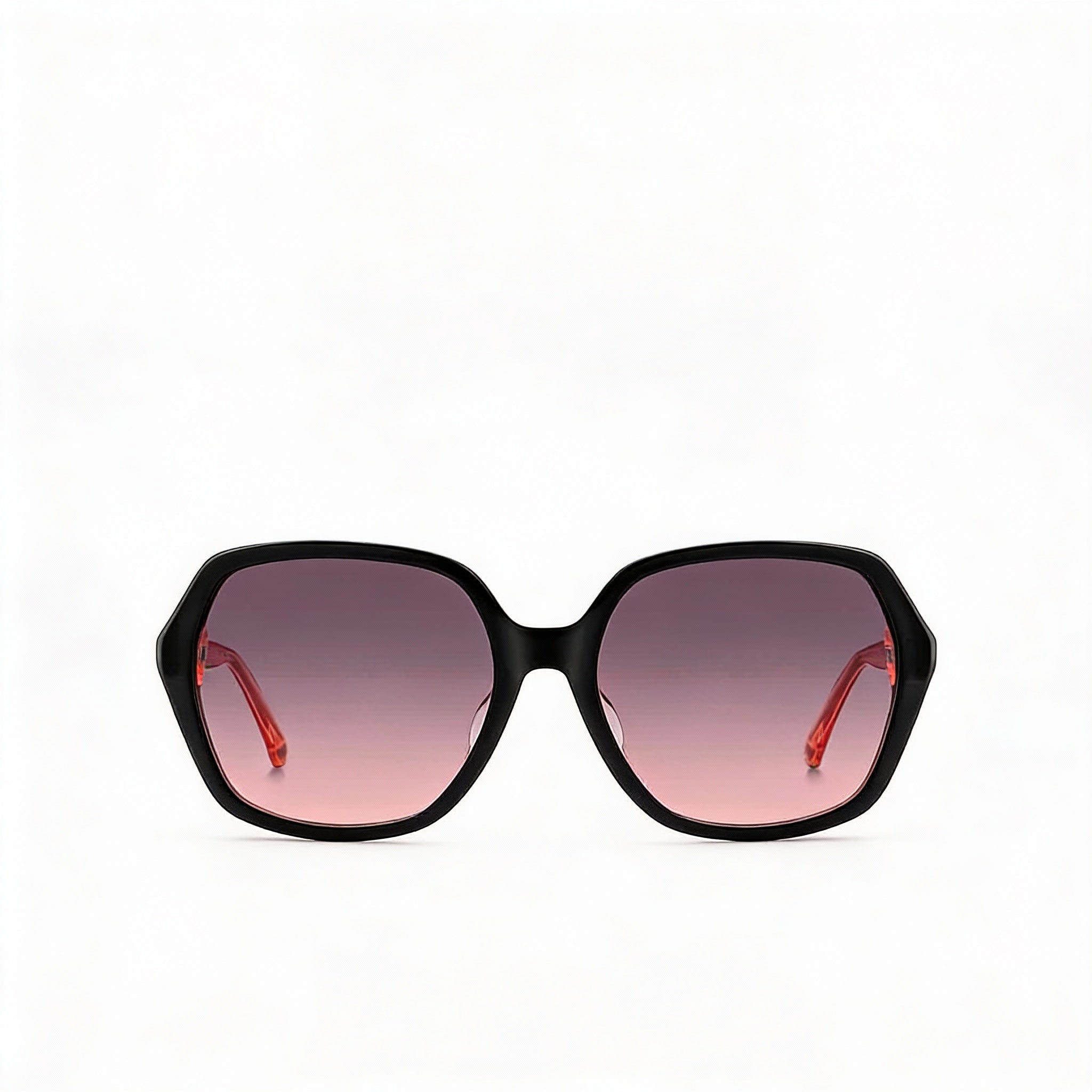 Gafas de sol Kate Spade New York Contemporary para mujer, montura de acetato, color negro, rosa y gris, protección UV, 57 mm, Photo 2