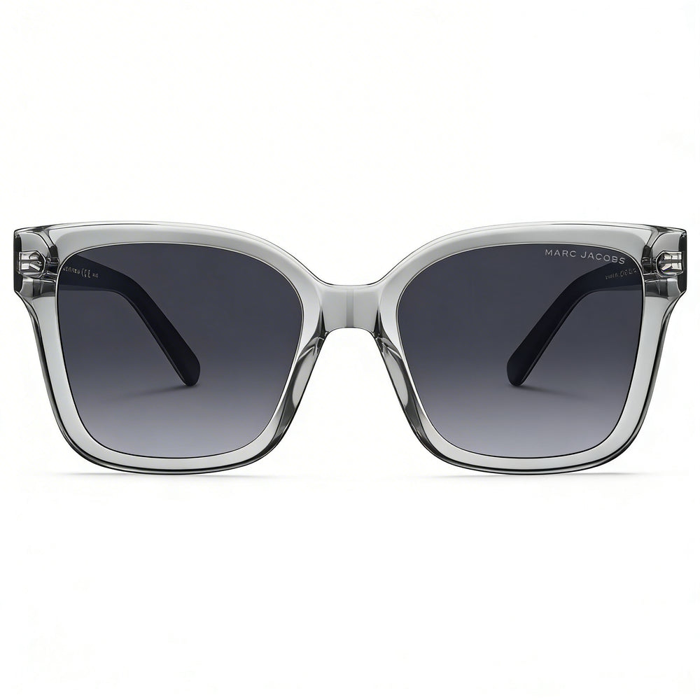 Gafas de sol Marc Jacobs Marc 458/S para mujer, montura de acetato gris, lentes sombreados gris oscuro, 53 mm, protección UV 400