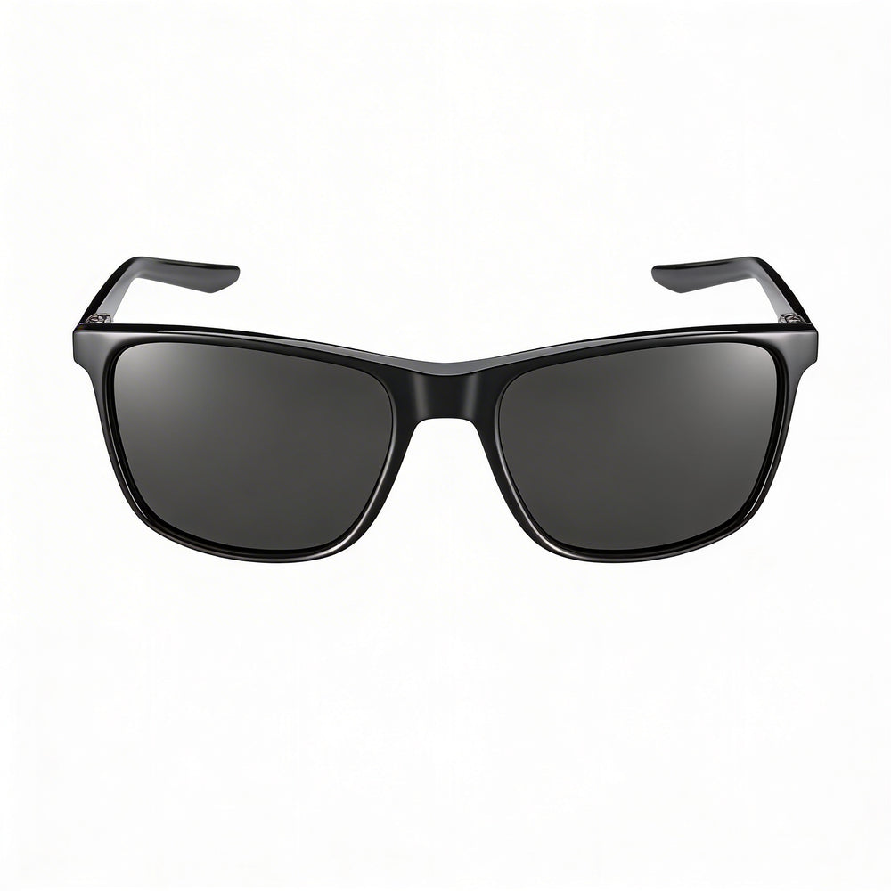Nike Wayfarers Unisex Wine Plastic Frame Grey Lens Non-Polarized UV Protection Durable Lightweight Sunglasses