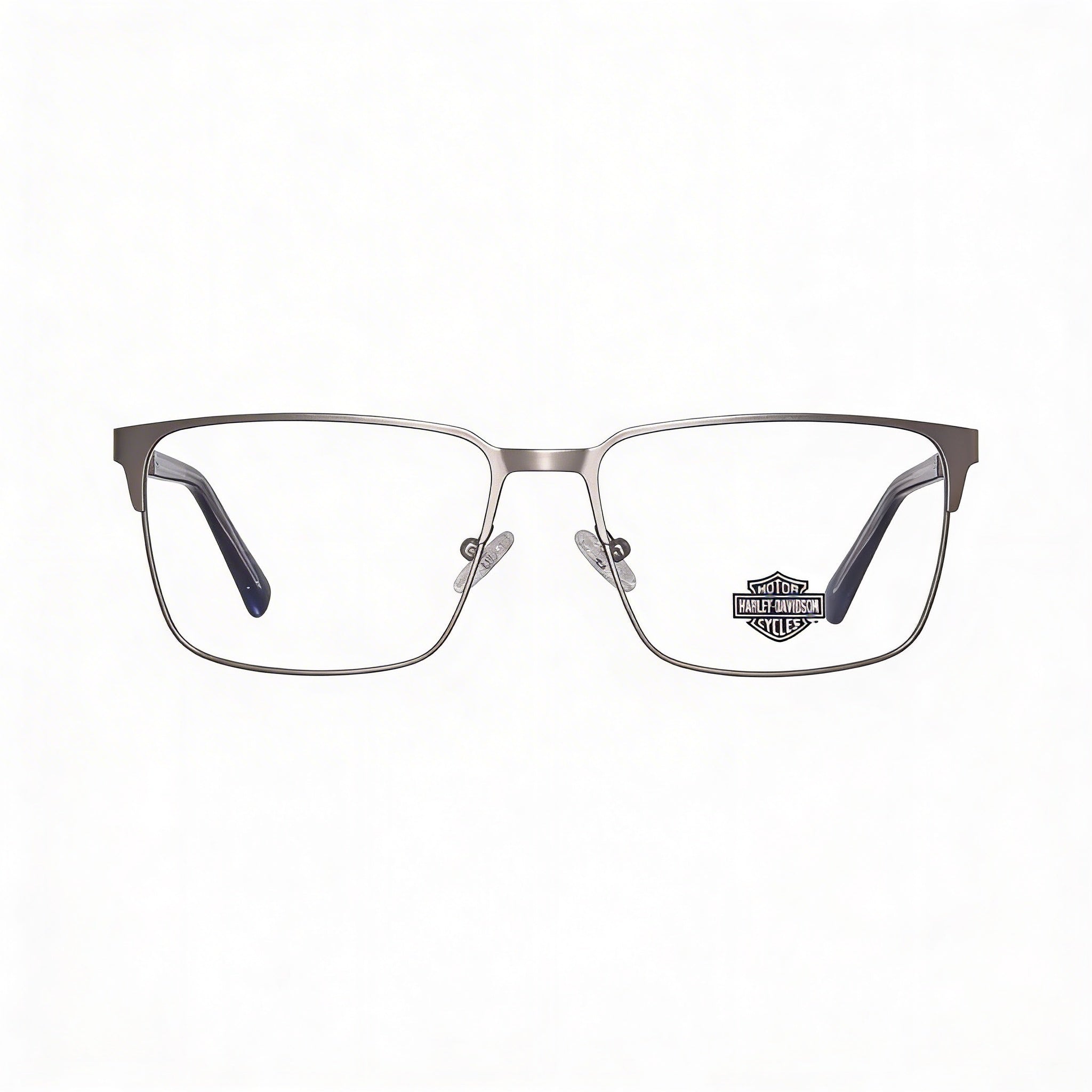 Harley-Davidson Hd0976 Men's Metal Eyewear, Matte Antiqued Light Nickeltin & Matte Blue, Size 55-16-140, Photo 2