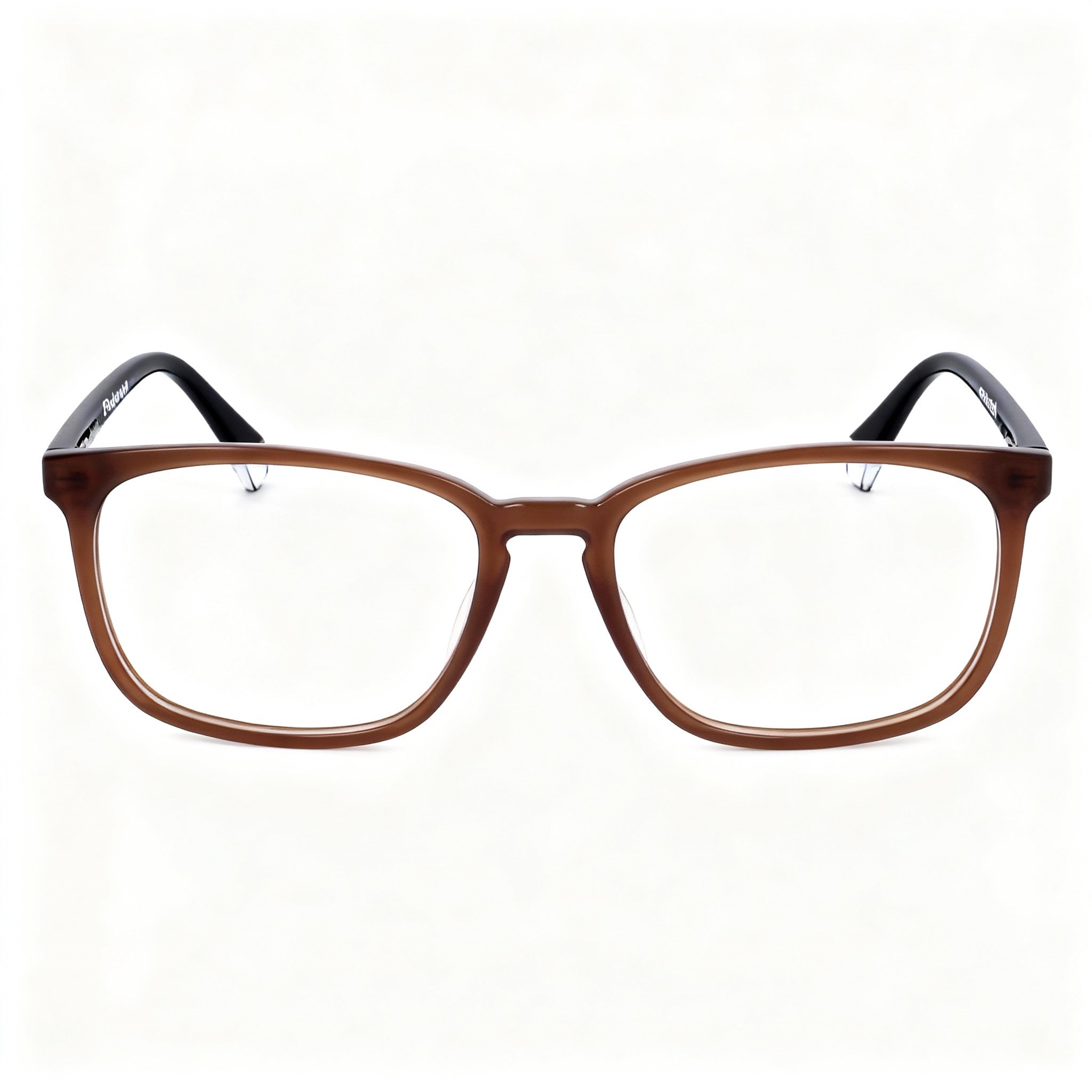 Polaroid PLD D488 Men’s Sport Full-Rim Plastic Eyeglasses, Brown Black Frame, 56-17-145