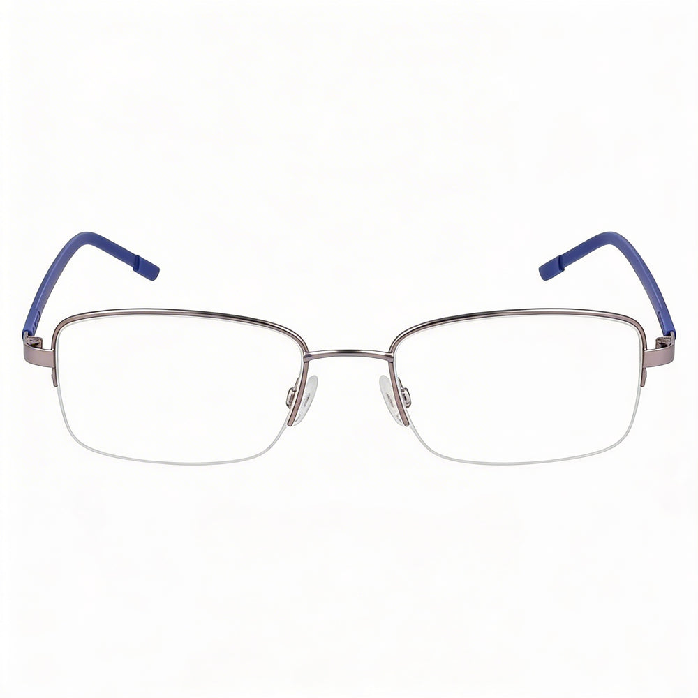Gafas Flexon H6079 para hombre, montura de acetato satinado color bronce y lentes de policarbonato, 52-19-145