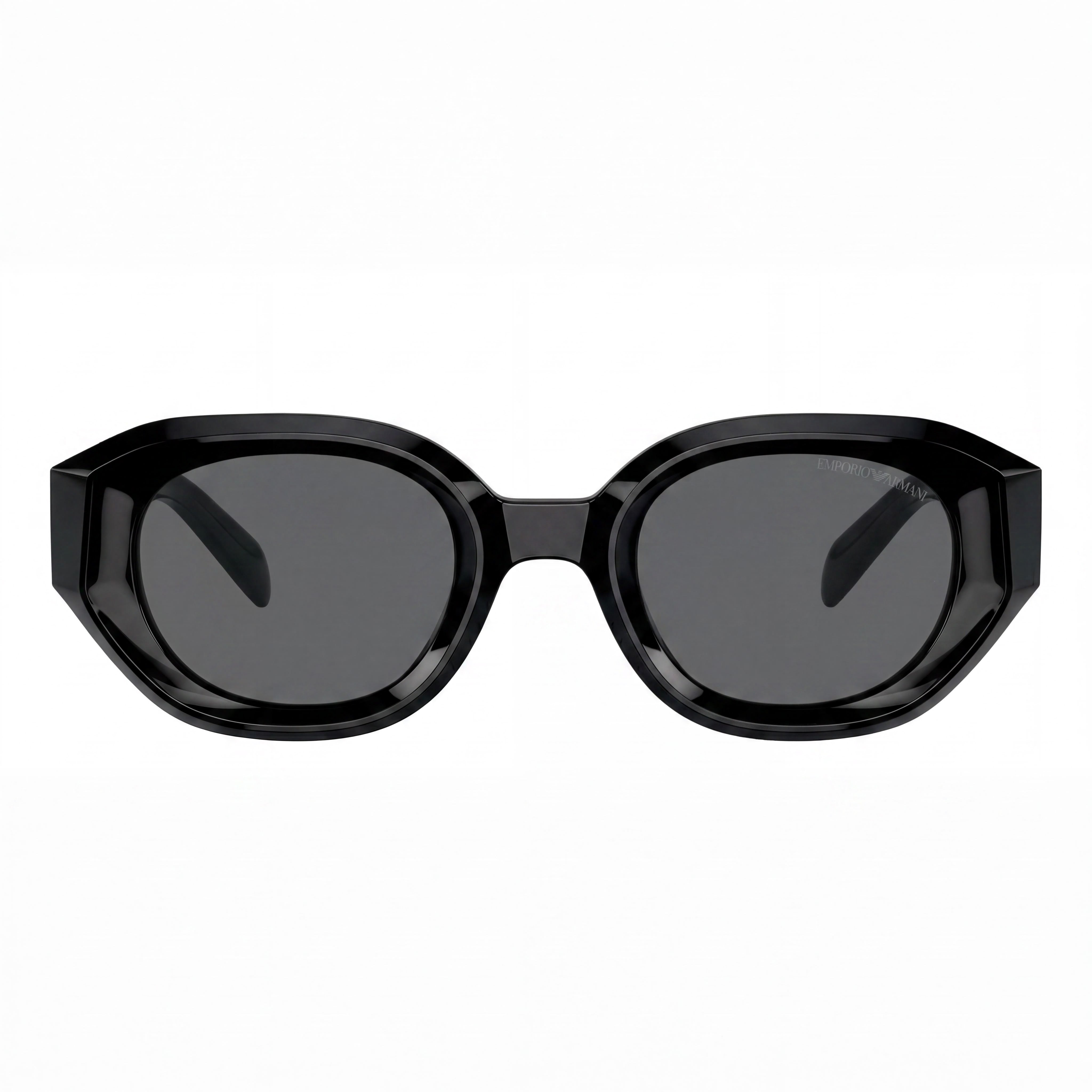 Gafas de sol Emporio Armani Ea4230u de ajuste universal para mujer, montura de plástico multicolor, lentes gris oscuro con protección 100% UV, 48 mm, Photo 2