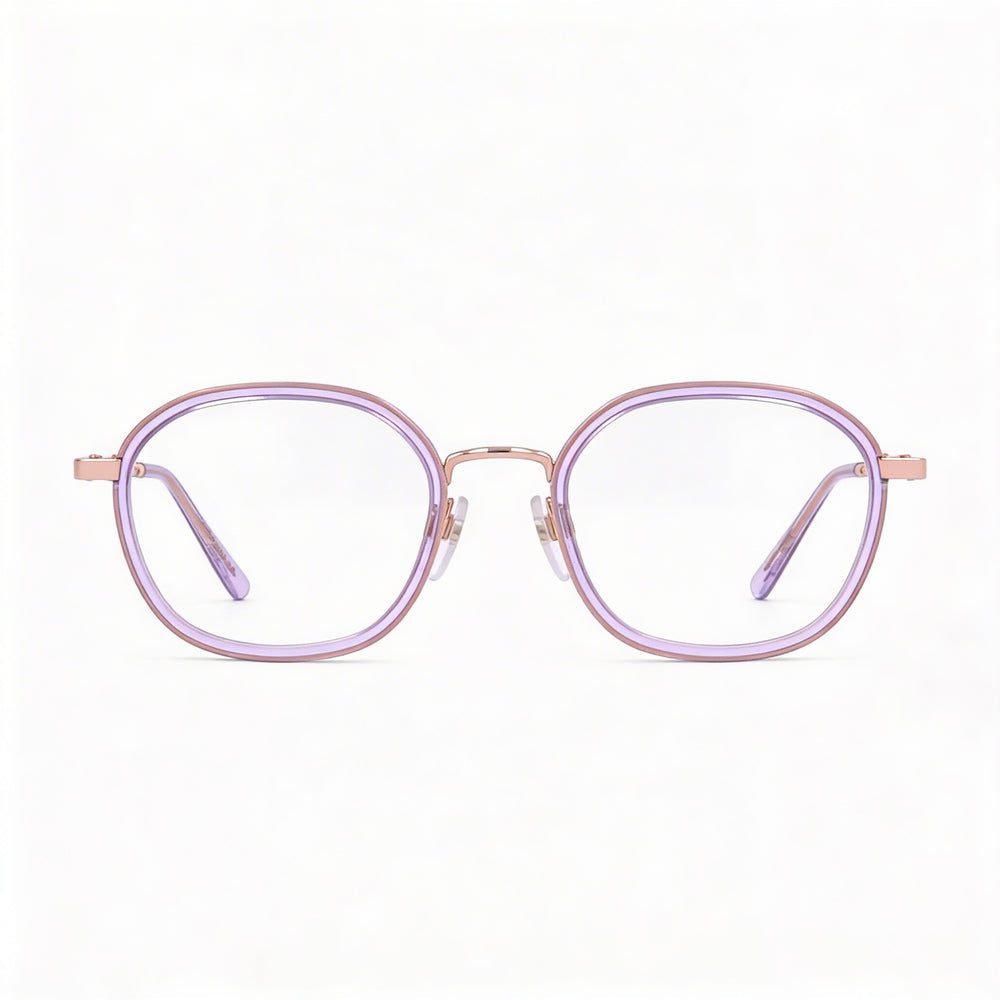 Gafas de sol Marc Jacobs Modern para mujer, de acero aleado, no polarizadas, color lila, 49 mm