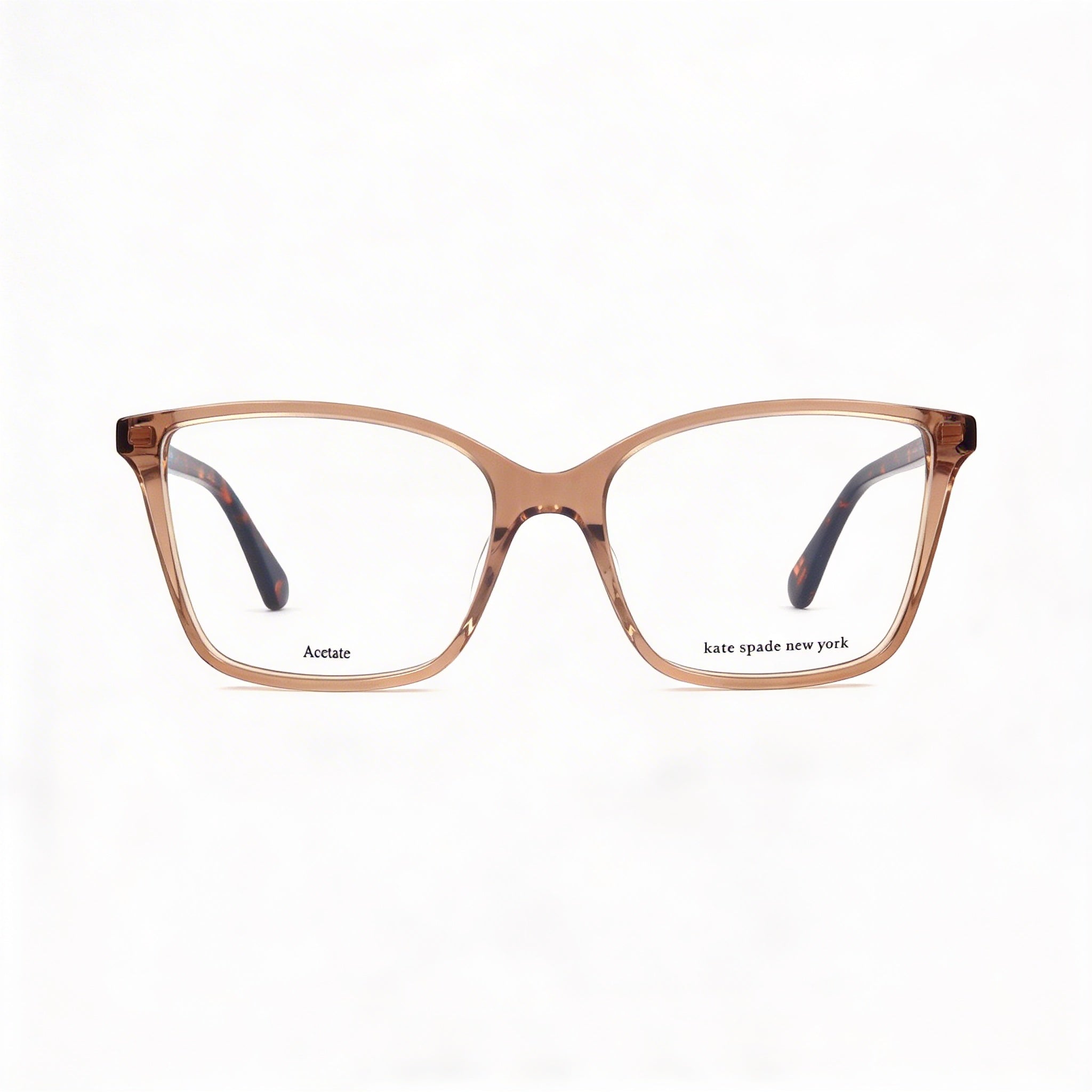 Kate Spade New York Modern Unisex Acetate Non-polarised Beige Sunglasses 53mm, Photo 2