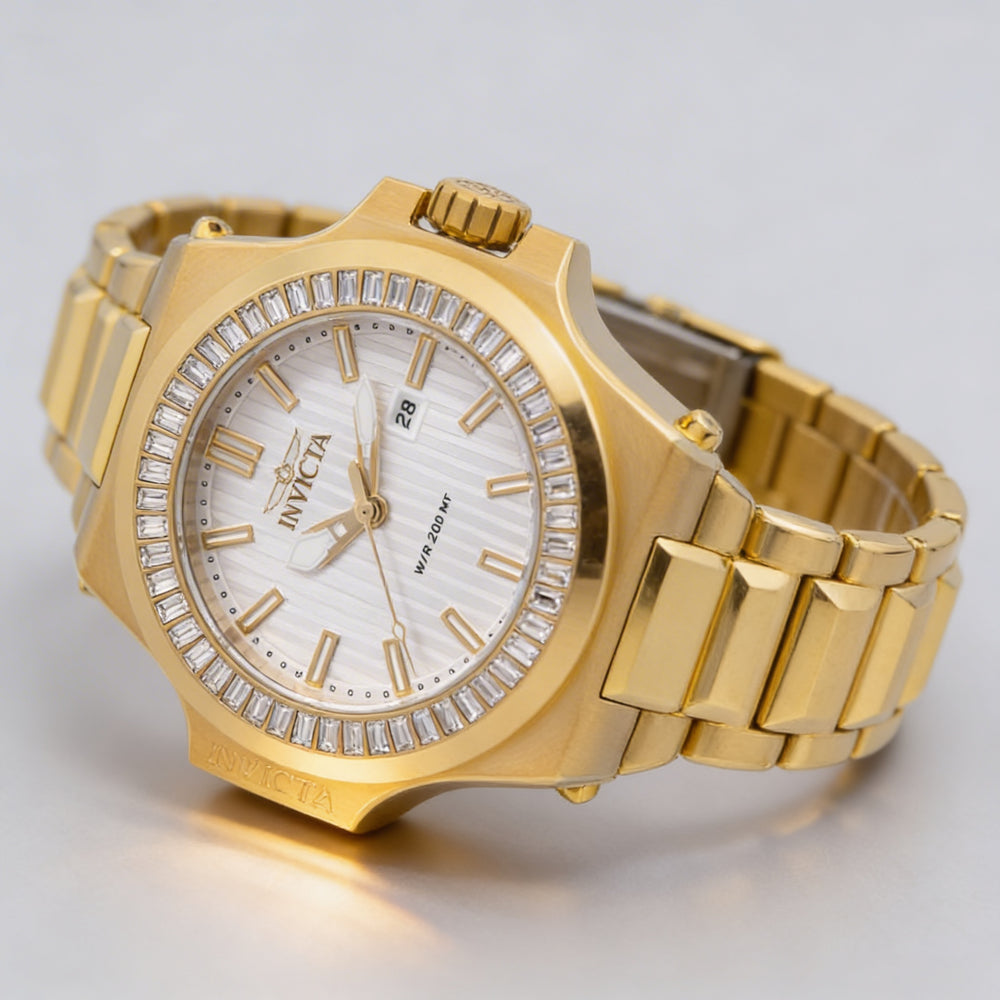 Invicta Akula 49136 Unisex Gold-Tone Stainless Steel Quartz Movement 20 ATM Water Resistant 58mm Case Bracelet Watch