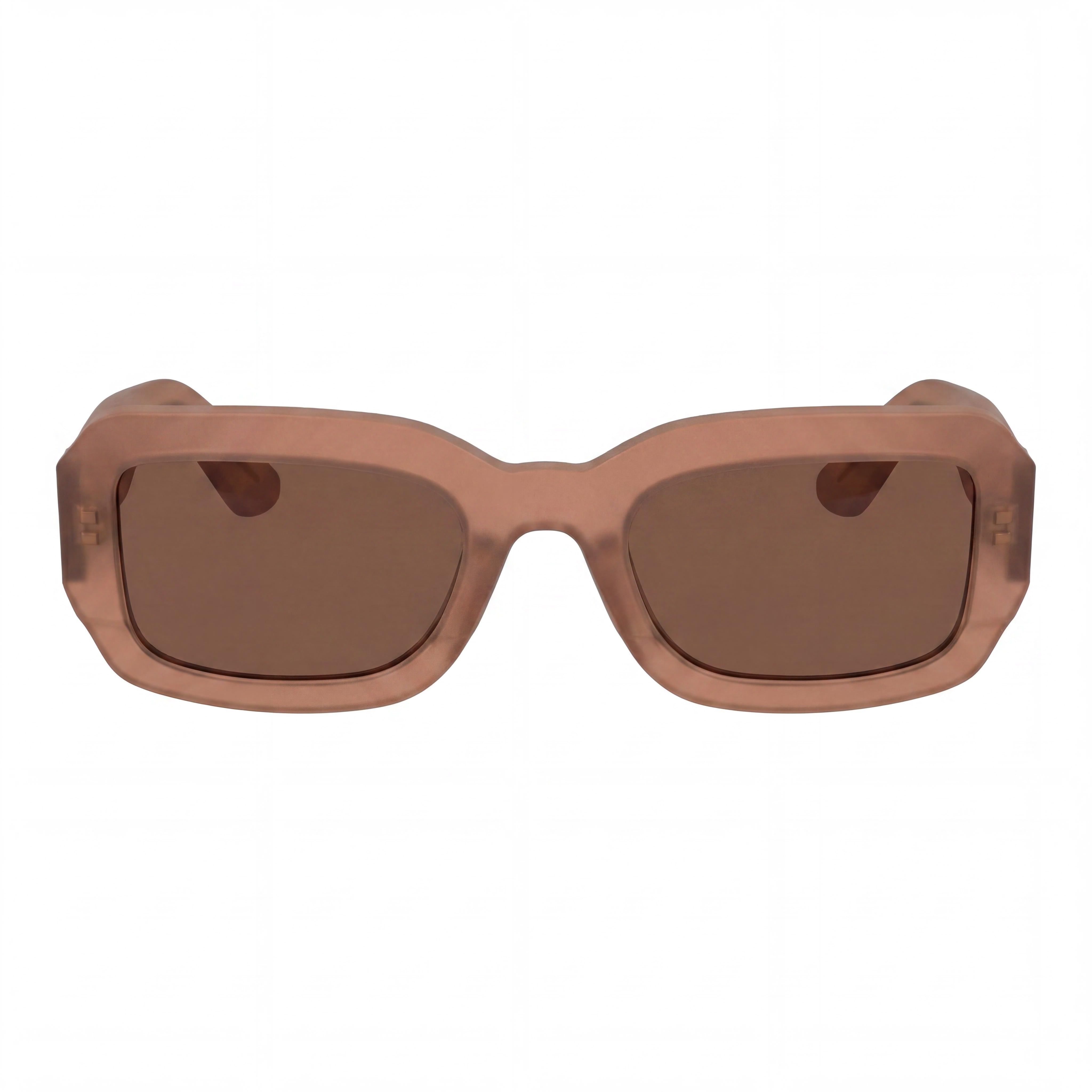 Calvin Klein Ck24511s Unisex Peach Organic Acetate Frame Solid Brown Non-Polarized UV Lenses 52mm, Photo 2