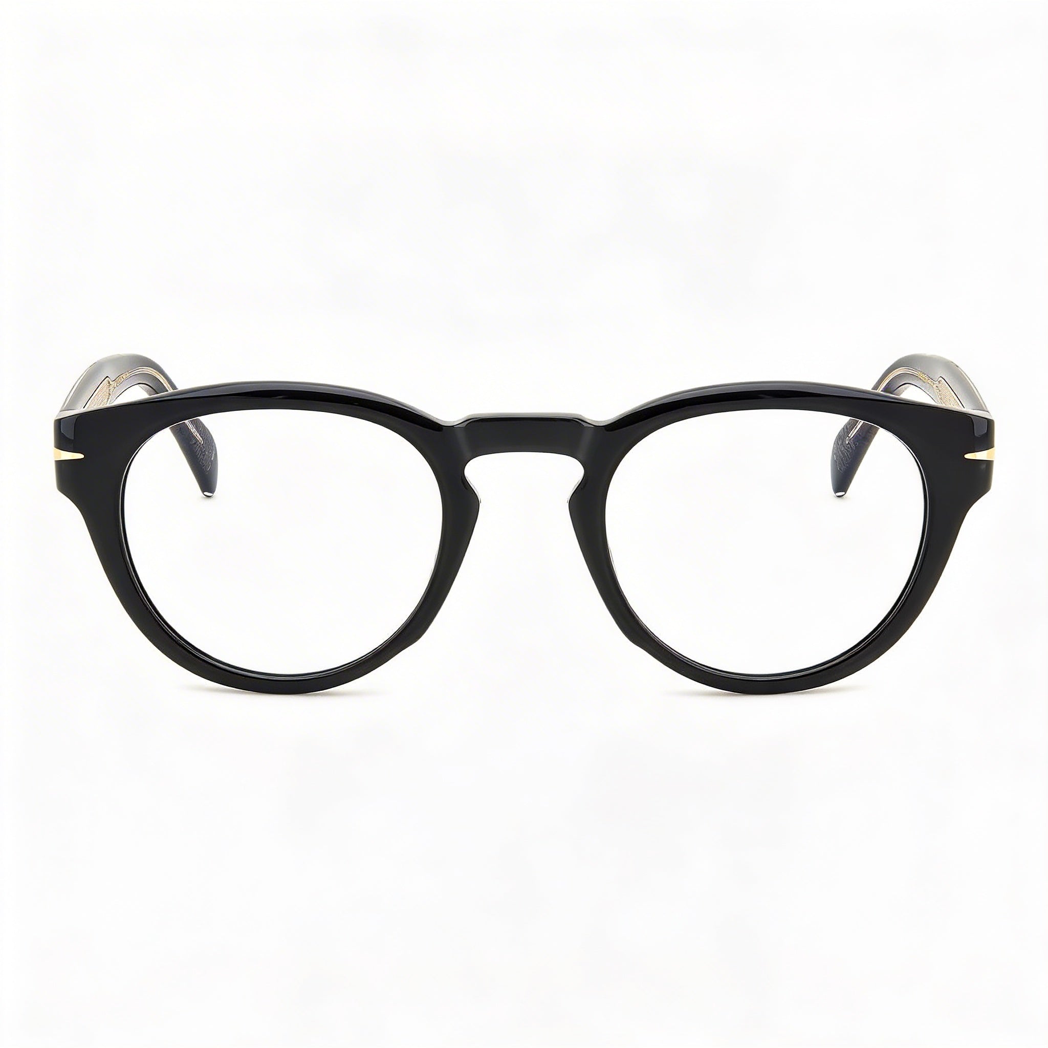 David Beckham Modern Men's Black Acetate Non-Polarized Sunglasses 48mm, Photo 2