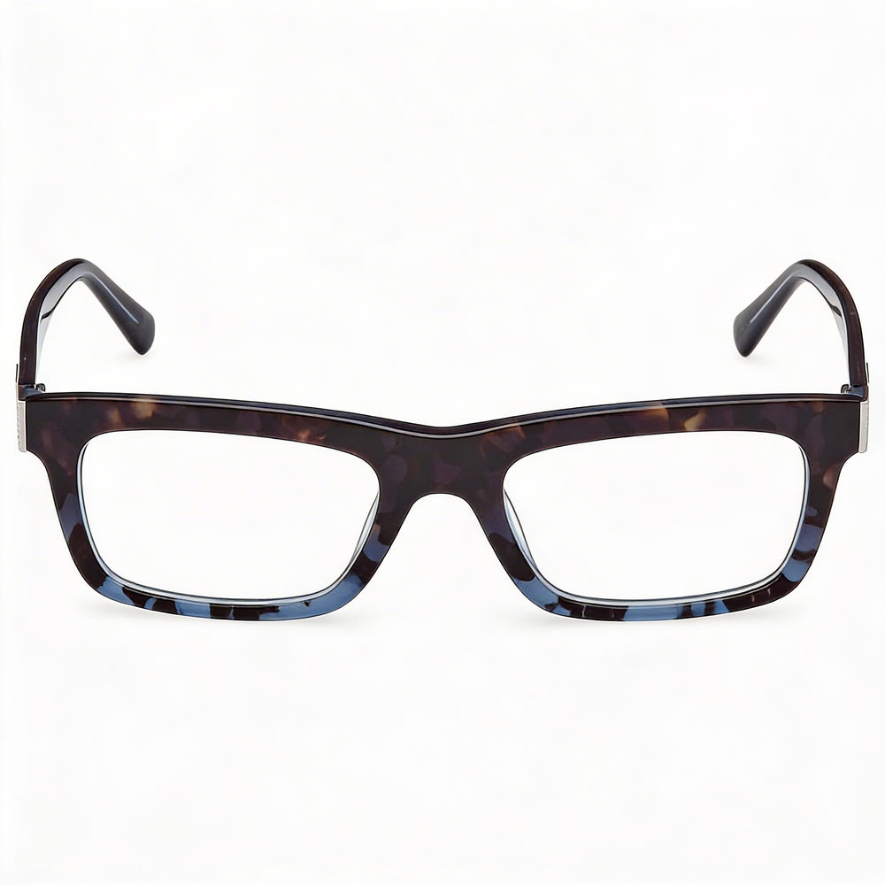 GUESS Men's Gu50242 Blonde Havana Plastic Frame Eyewear with Polycarbonate Lenses - Size 53-20-145mm