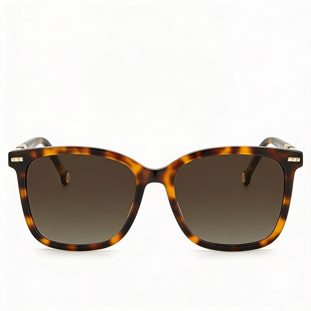Carolina Herrera Classic Unisex Ivory Acetate Sunglasses 100% UV Protection 57mm