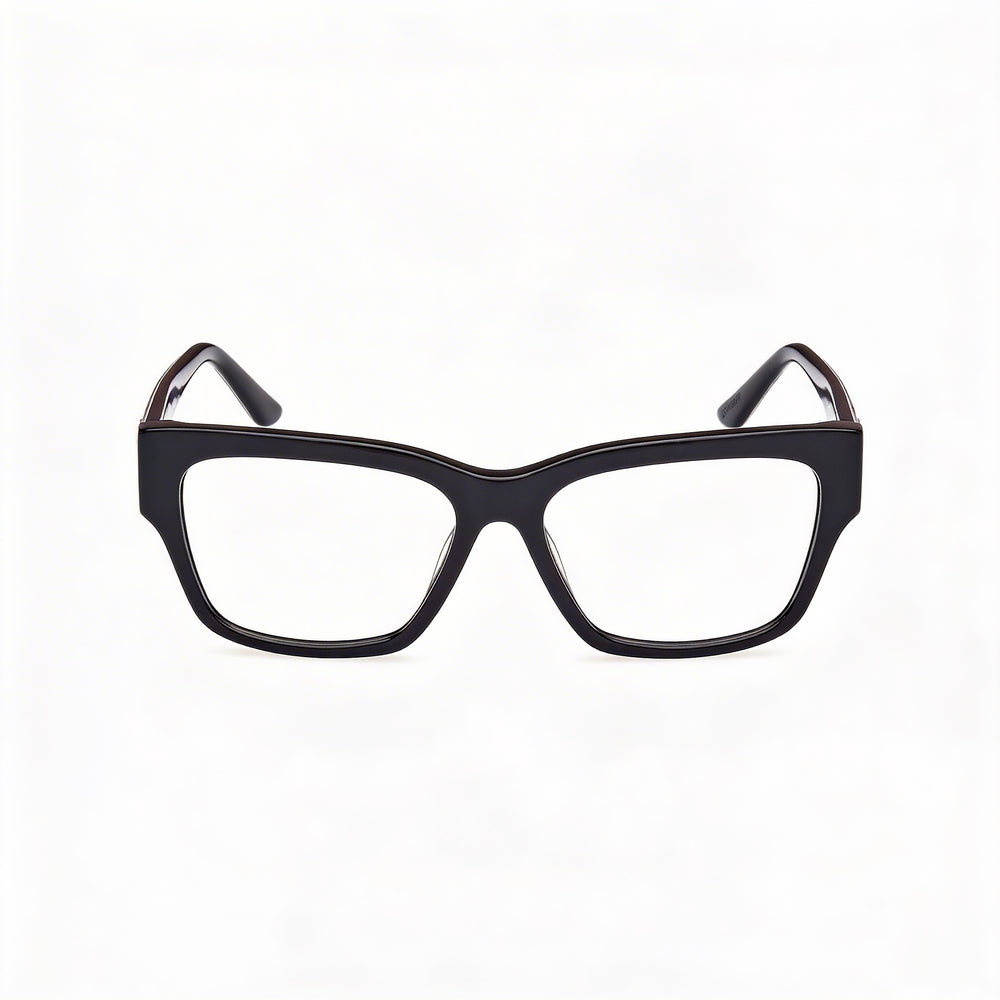 Gafas Marcolin Gu50126 para mujer con montura de plástico y lentes de policarbonato, monocolor negro brillante, 53 mm
