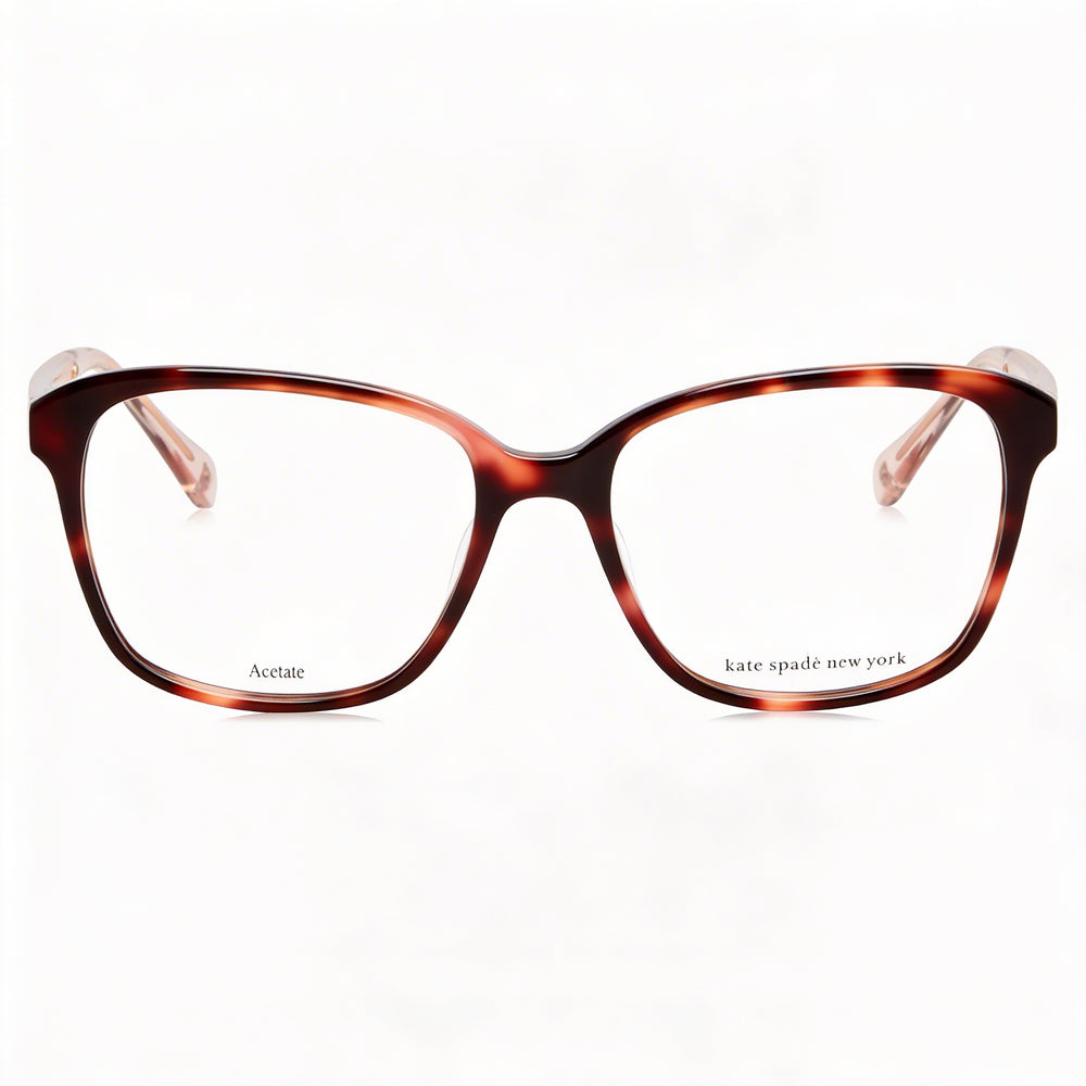 Monturas modernas de acetato Havana para mujer de Kate Spade New York de 52 mm