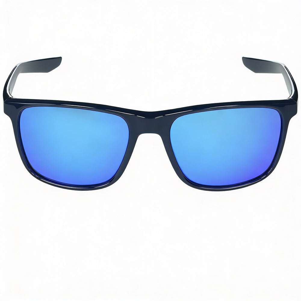 Nike Endeavor P Unisex Polarized Plastic Frame Sunglasses with 100% UV Protection in Obsidian, 60mm Lens Width