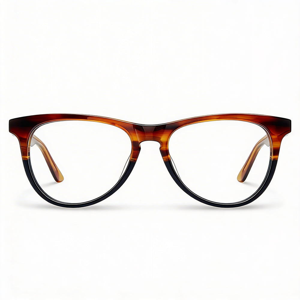 SMITH Lynden Gafas de plástico para hombre Negro Havana 49-17-135 | Micas de demostración transparentes, aptas para prescripción