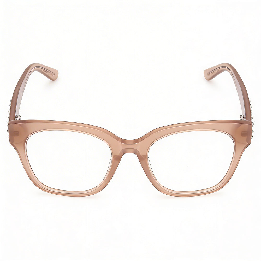 Guess by Marciano Gm50017 Collection Women's Shiny Beige Plastic Eyewear Frame 52-19-140