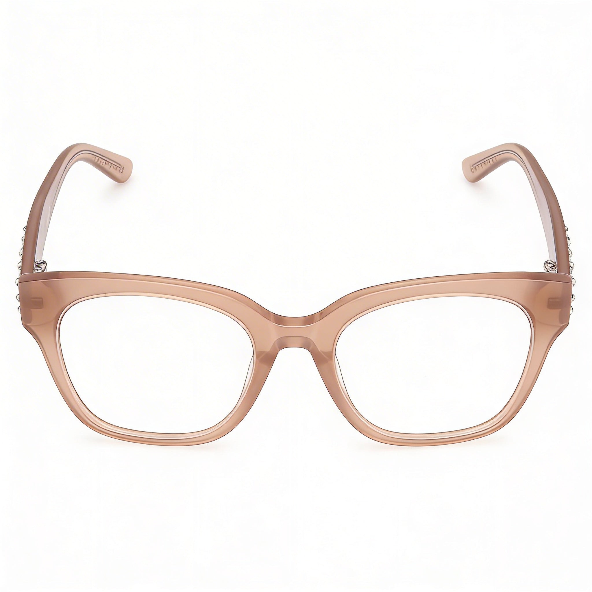 Guess by Marciano Gm50017 Collection Women's Shiny Beige Plastic Eyewear Frame 52-19-140, Photo 2