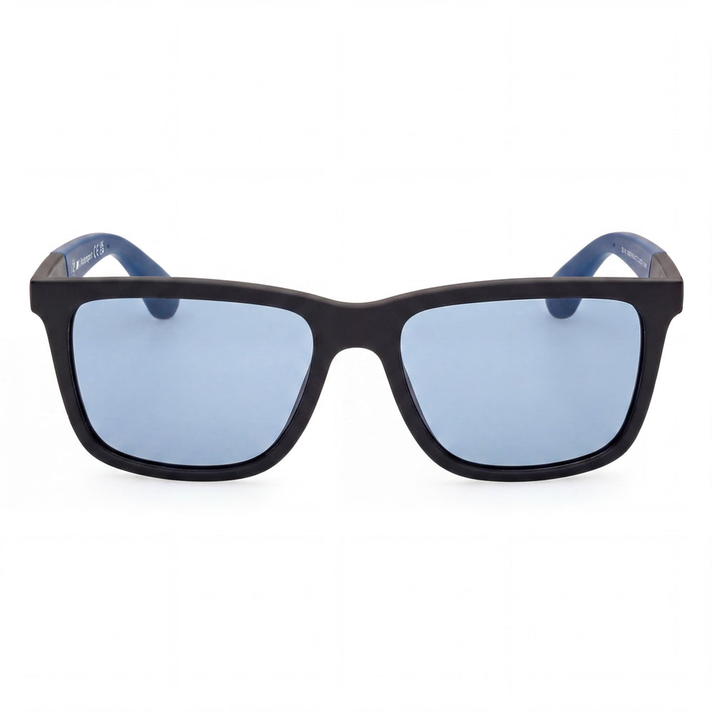 Gafas de sol BMW MOTORSPORT para hombre, armazón negro mate, lentes polarizadas ahumadas con protección UV 66mm