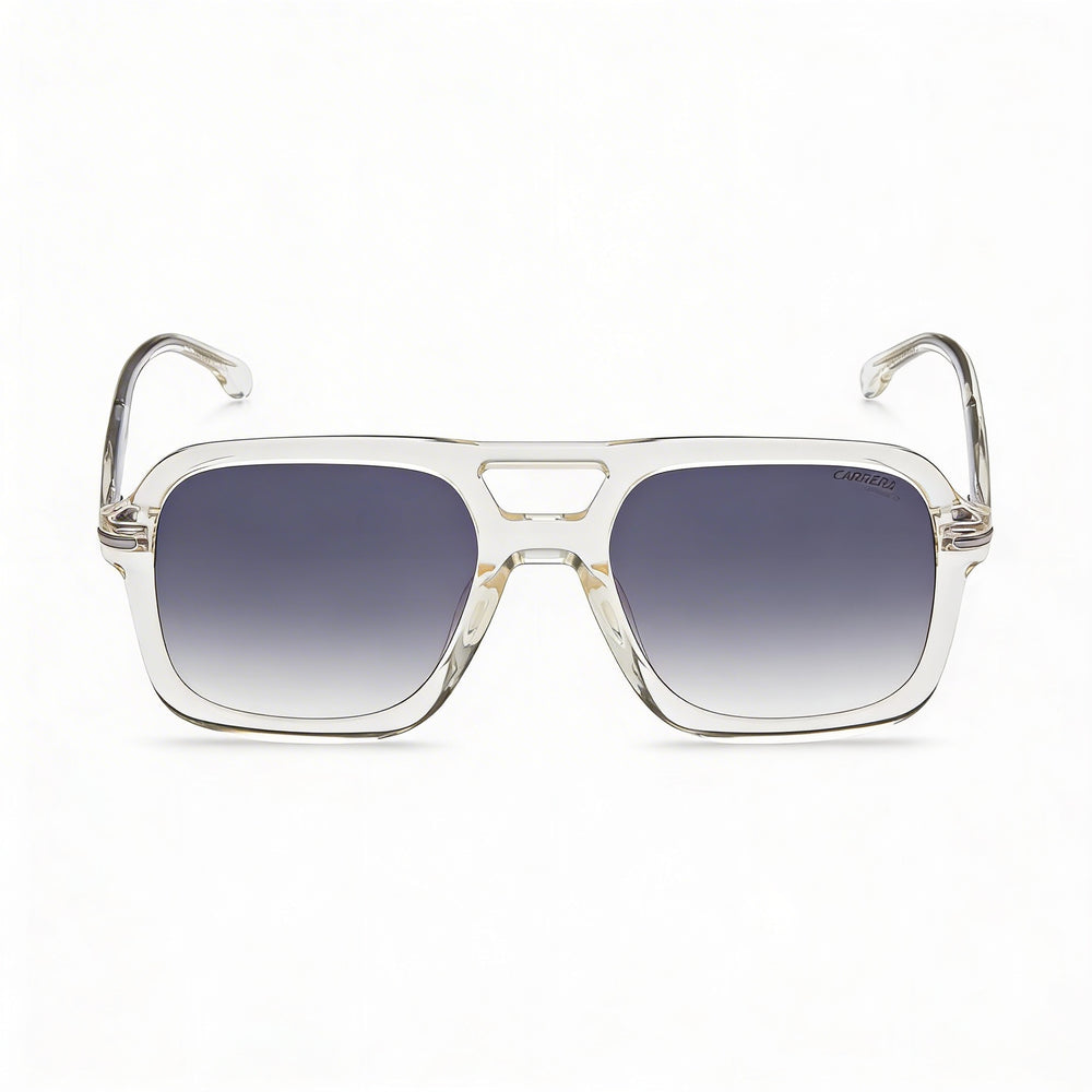 Gafas de sol Carrera de acetato amarillo cuadrado con protección UV y lentes verdes degradadas para hombre 317/S 55 mm
