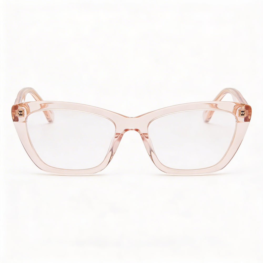 Gafas de sol Moschino Modern Collection Mos629 para mujer, con montura y lentes de acetato color nude, ancho de lente 52 mm