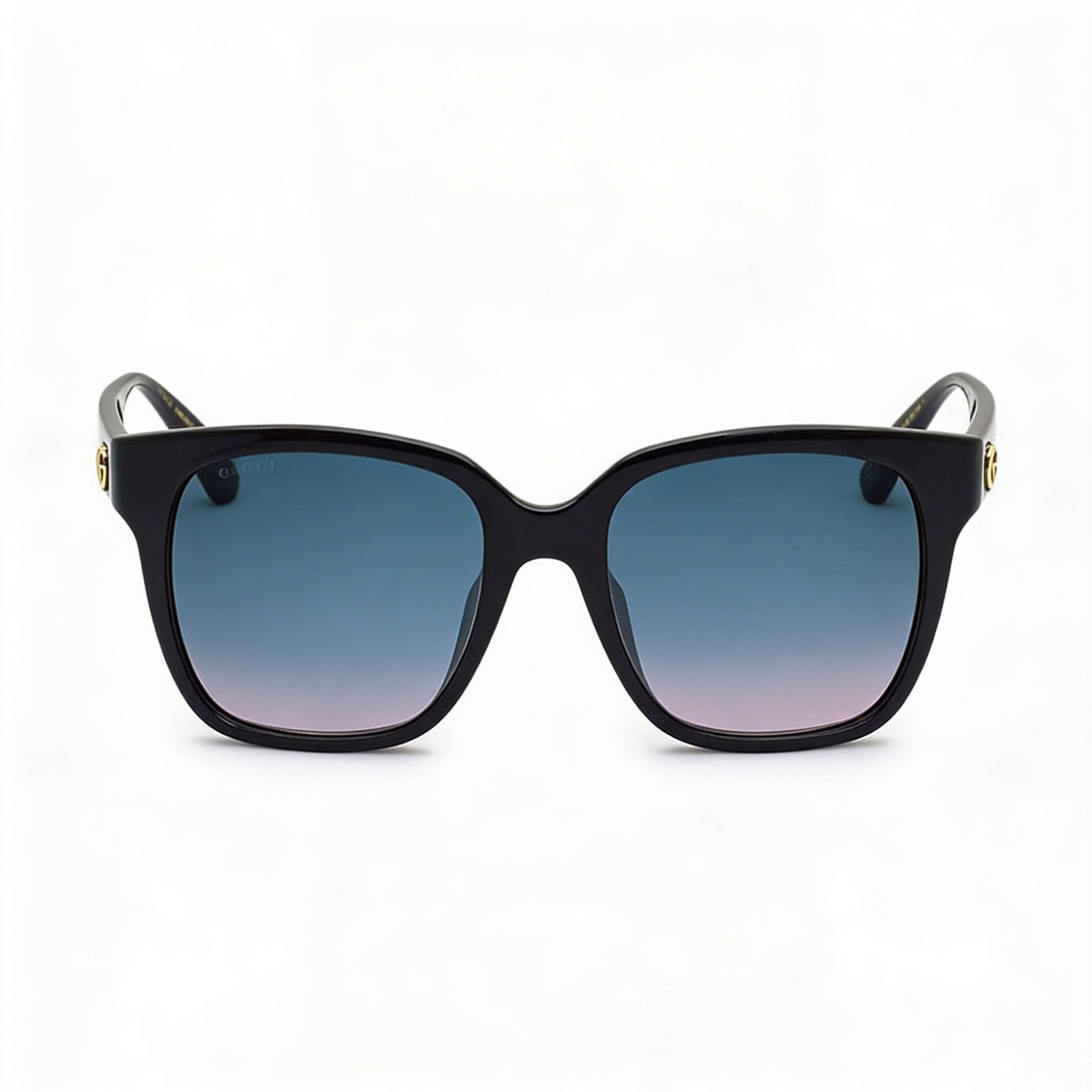 Gucci Gg0715sa Women's Black Blue Injection Sunglasses, UV Protected Blue Gradient Lenses, 53mm, Photo 2