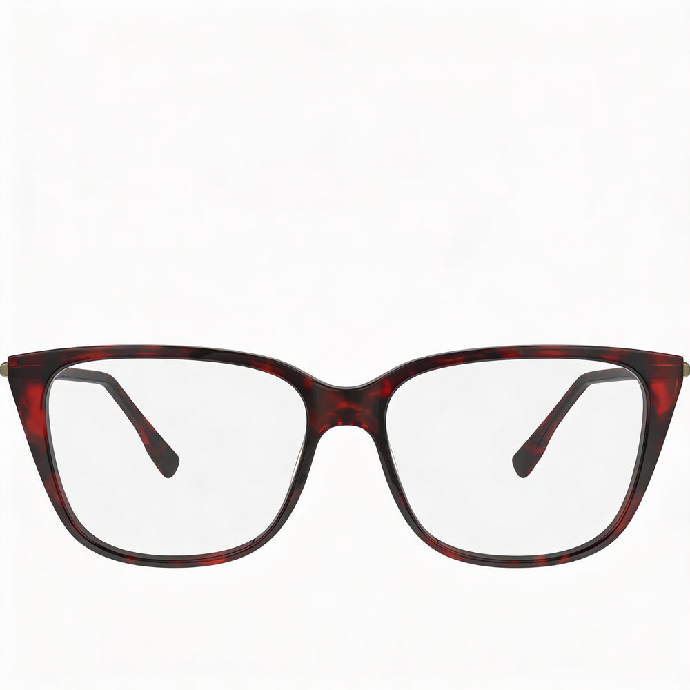 Lacoste Women's Casual Havana Red Acetate Eyeglasses 54mm