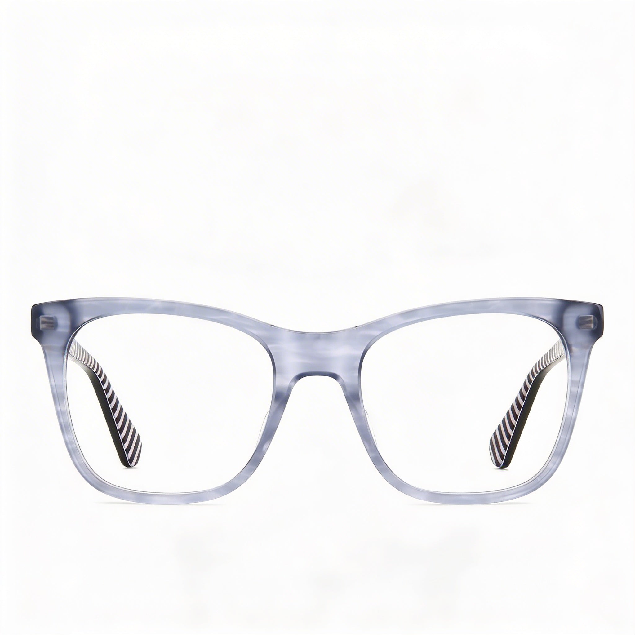 kate spade new york Temperance Women's Classic Grey Horn Acetate Optical Frames with Polycarbonate Lenses 49-18-140, Photo 1