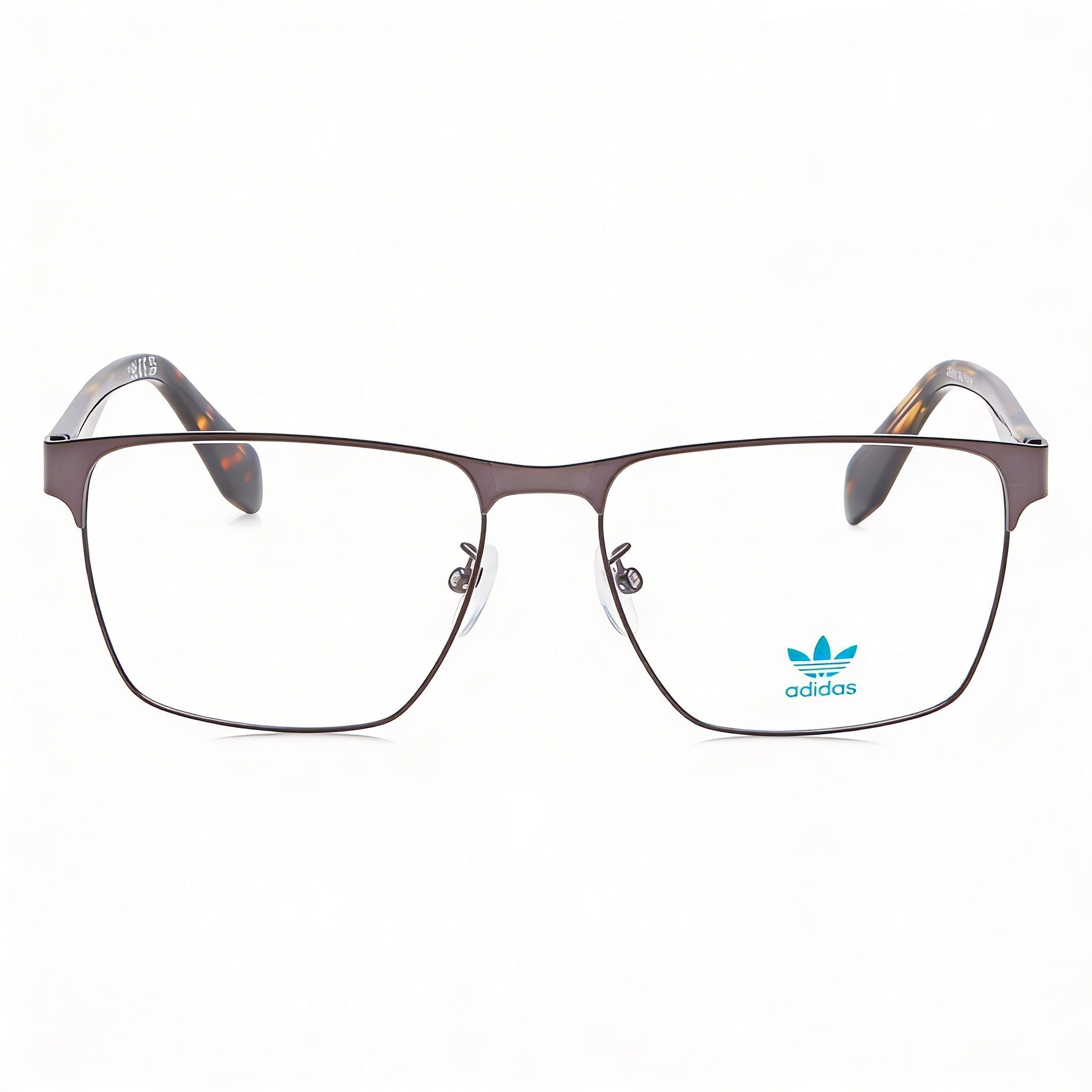 Adidas Modern Men's Metal Frame Eyeglasses, Shiny Gunmetal with Clear Polycarbonate Lenses, Size 55-16-140, Photo 2
