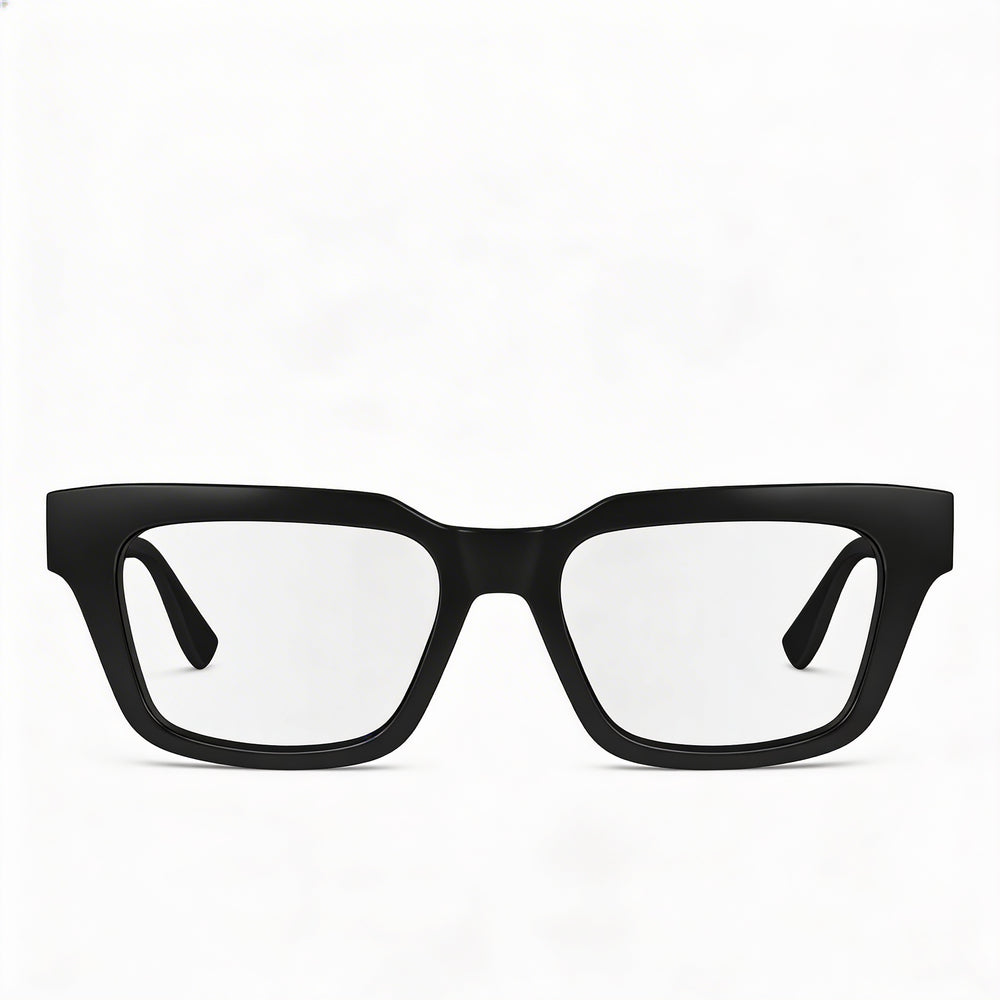 Gafas modernas KARL LAGERFELD para mujer con montura inyectada negra y cristales negros, 52mm de ancho de cristal