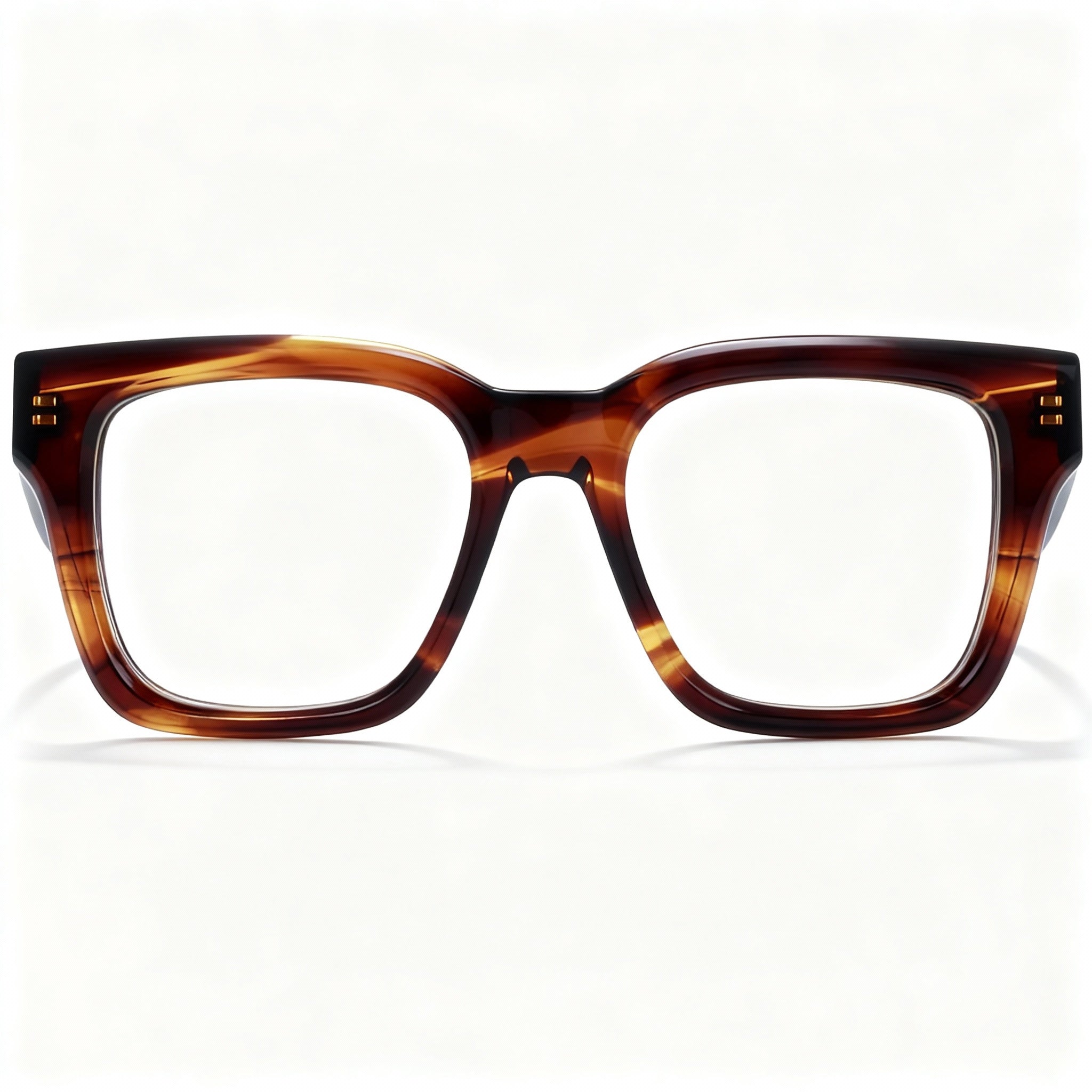 Victoria Beckham VB2681 Women's Acetate Rectangular Brown Striped Eyeglasses 50-18-140