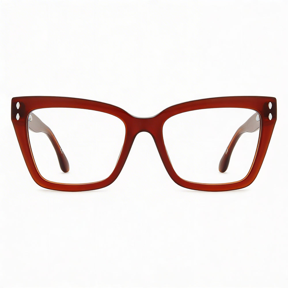 Gafas de sol modernas Isabel Marant para mujer, montura de acetato burdeos, lentes de policarbonato no polarizadas, 52 mm