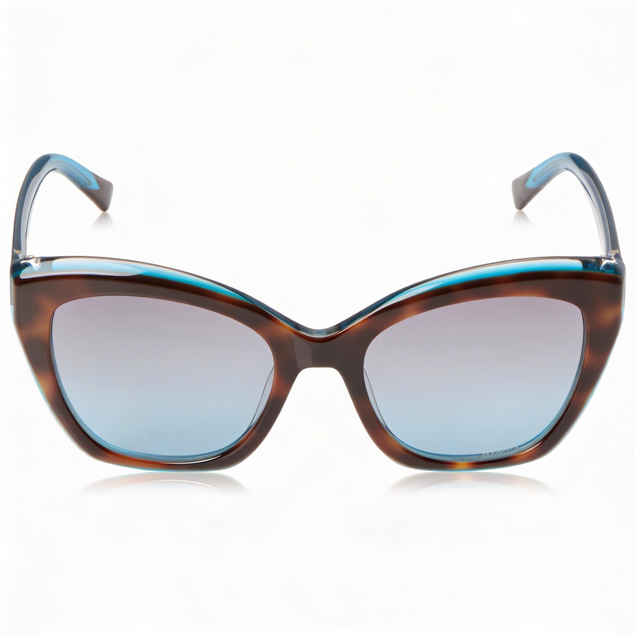 Gafas de sol clásicas de acetato Missoni para mujer con protección UV, degradado turquesa habana, 54 mm, Photo 2
