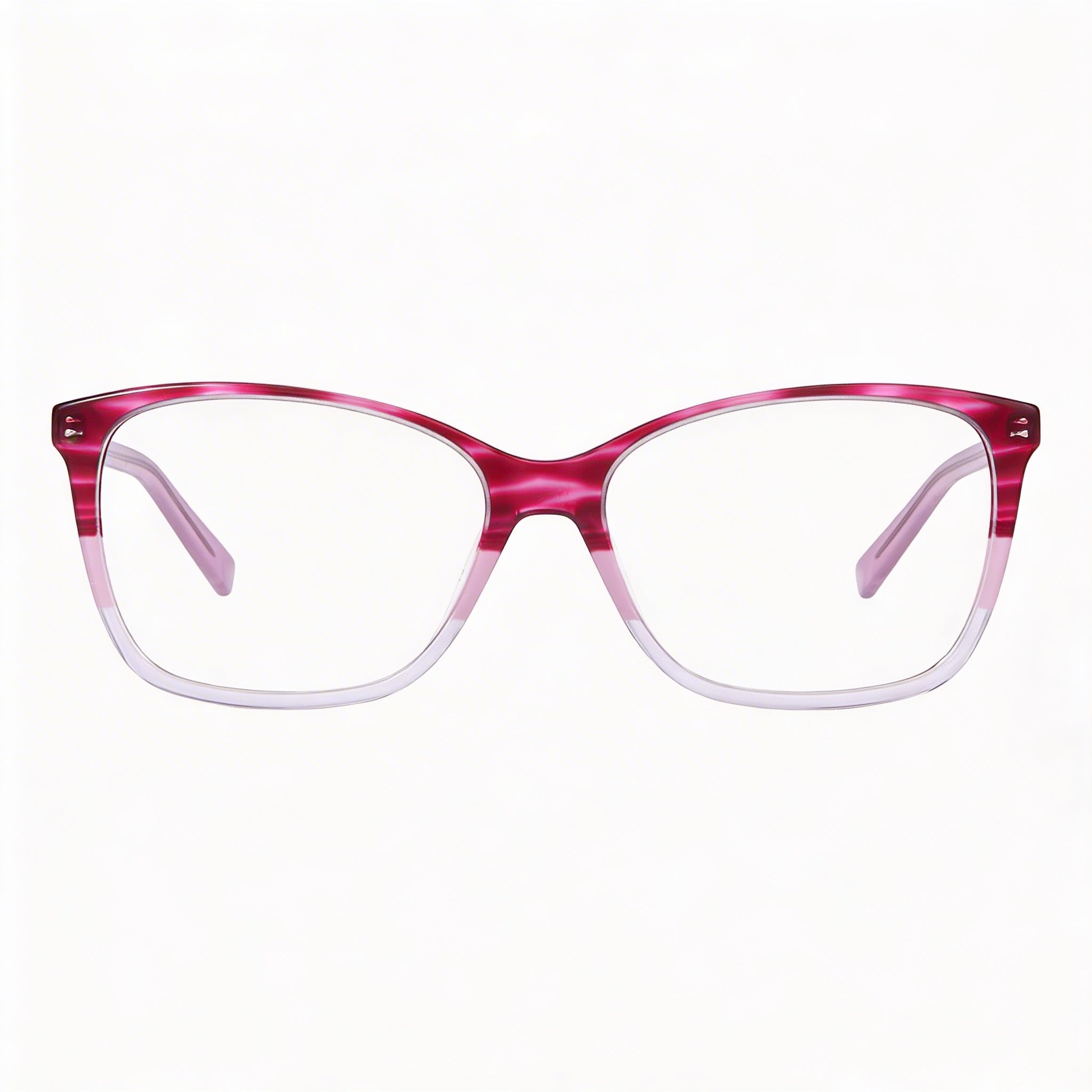 Monturas ópticas cuadradas Missoni MMI 0010 para mujer, montura completa, acetato tritono en color cuerno rosa, talla 54-16-140, Photo 2