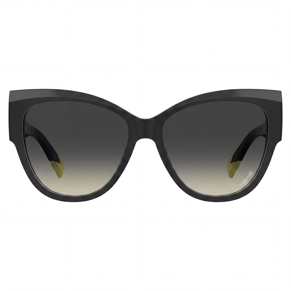 M Missoni Casual Men's Black Acetate Non-Polarized Sunglasses 57mm