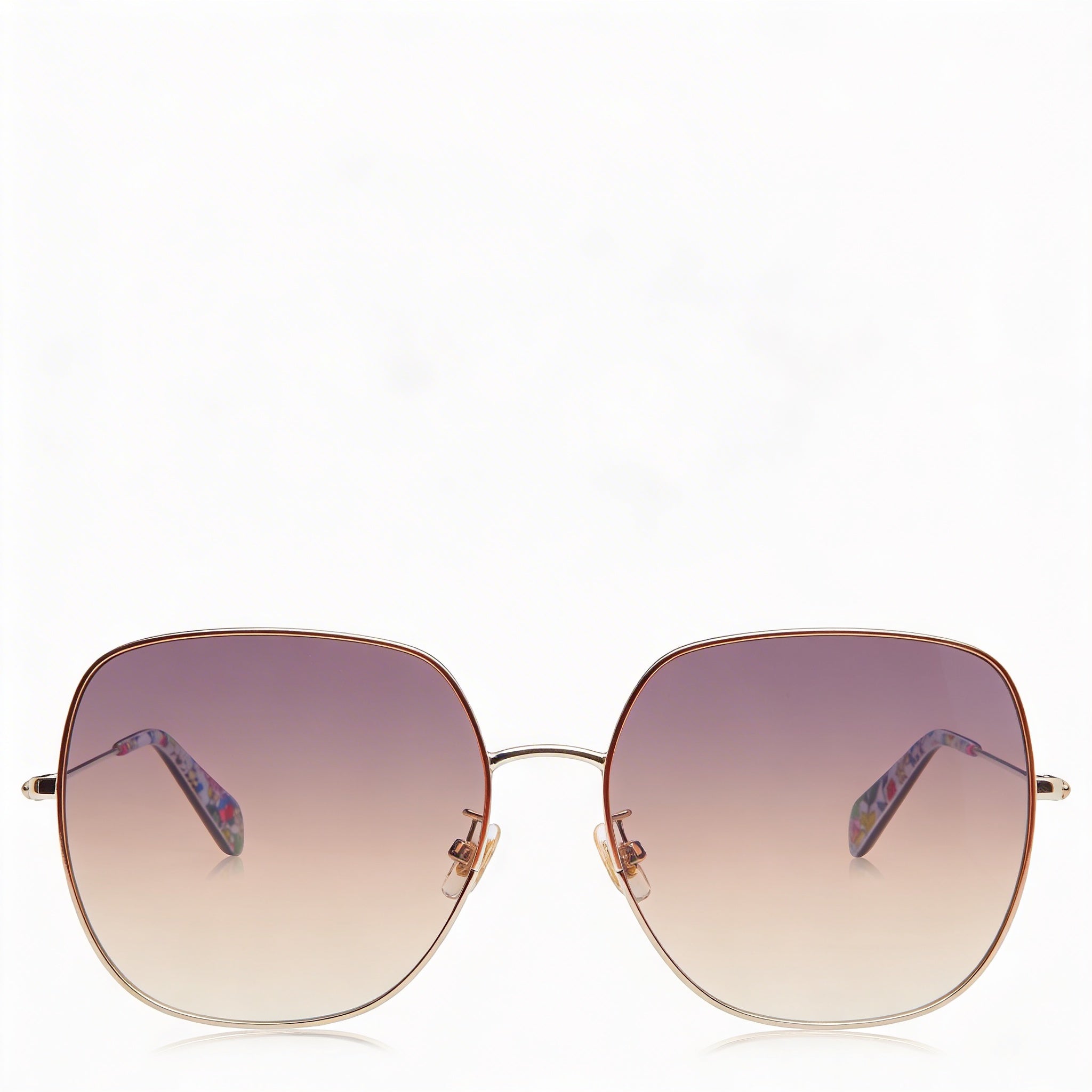 Gafas de sol Kate Spade New York Seasonal para mujer, con montura metálica, policarbonato rojo dorado y protección UV, 59 mm, Photo 2