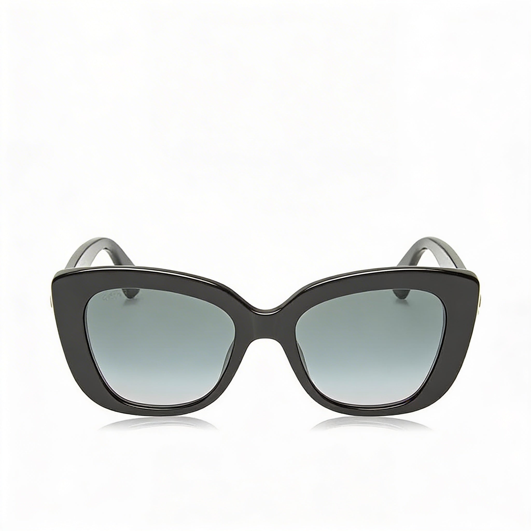 Gucci Women's Casual Square Frame Acetate Havana Blue Brown UV Protection Plastic Lens Sunglasses 54mm, Photo 2