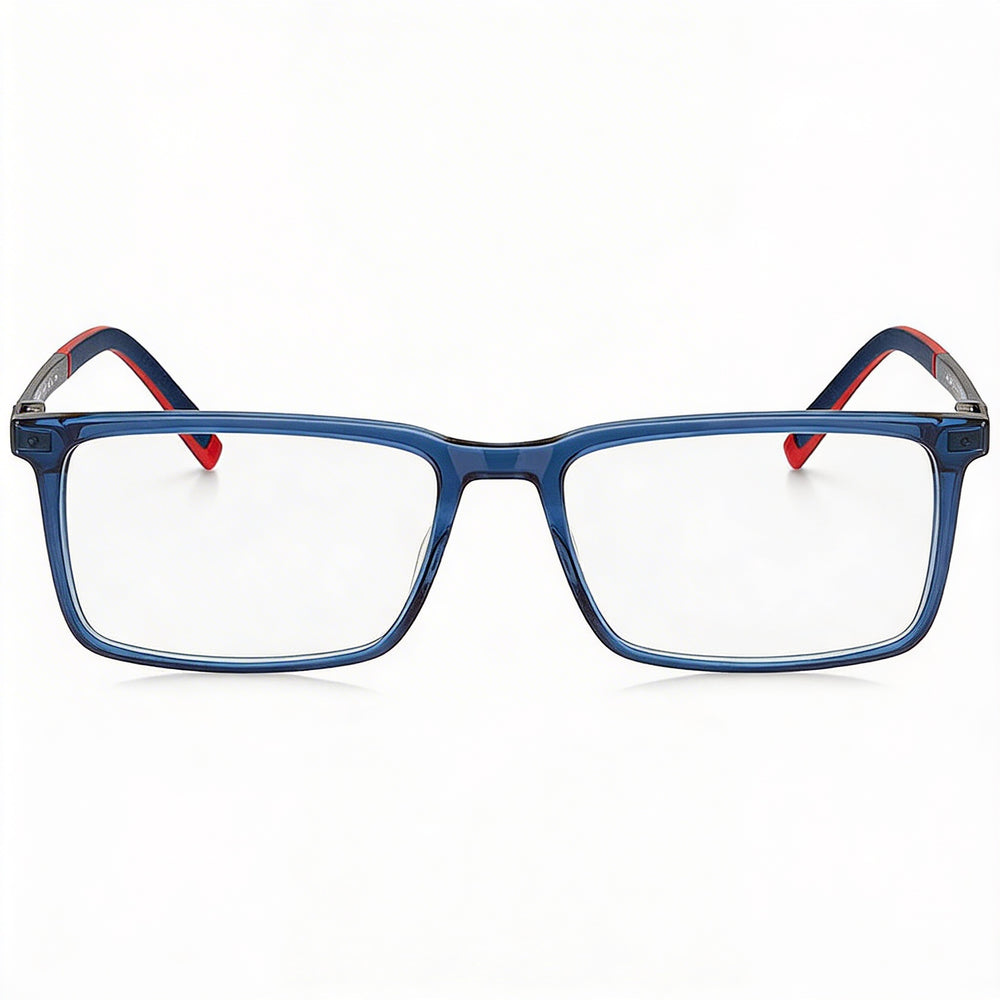 Tommy Hilfiger Th 1947 Gafas Unisex de Plástico con Montura Azul Transparente y Lentes sin Graduar Havana 55mm