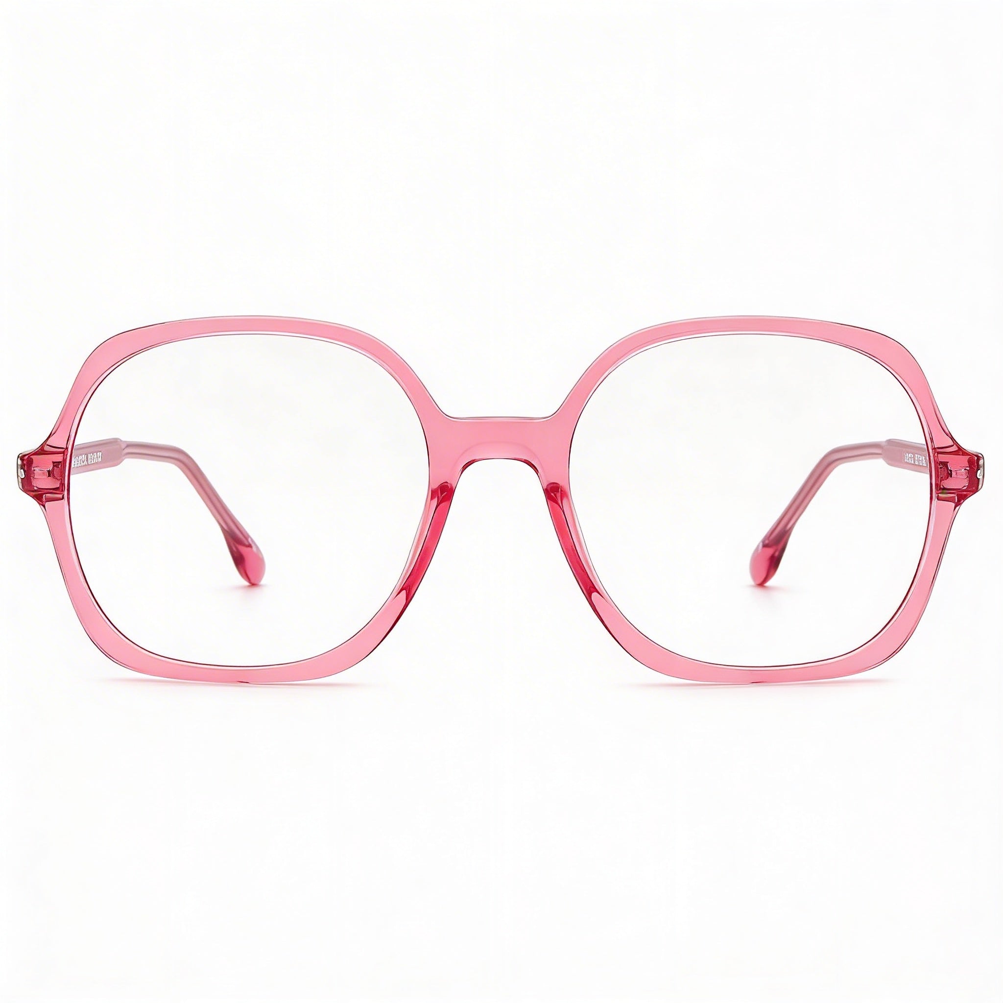 Isabel Marant Feminine Women's Transparent Pink Acetate Frame Sunglasses with Pink Polycarbonate Lenses, 54mm, Photo 2