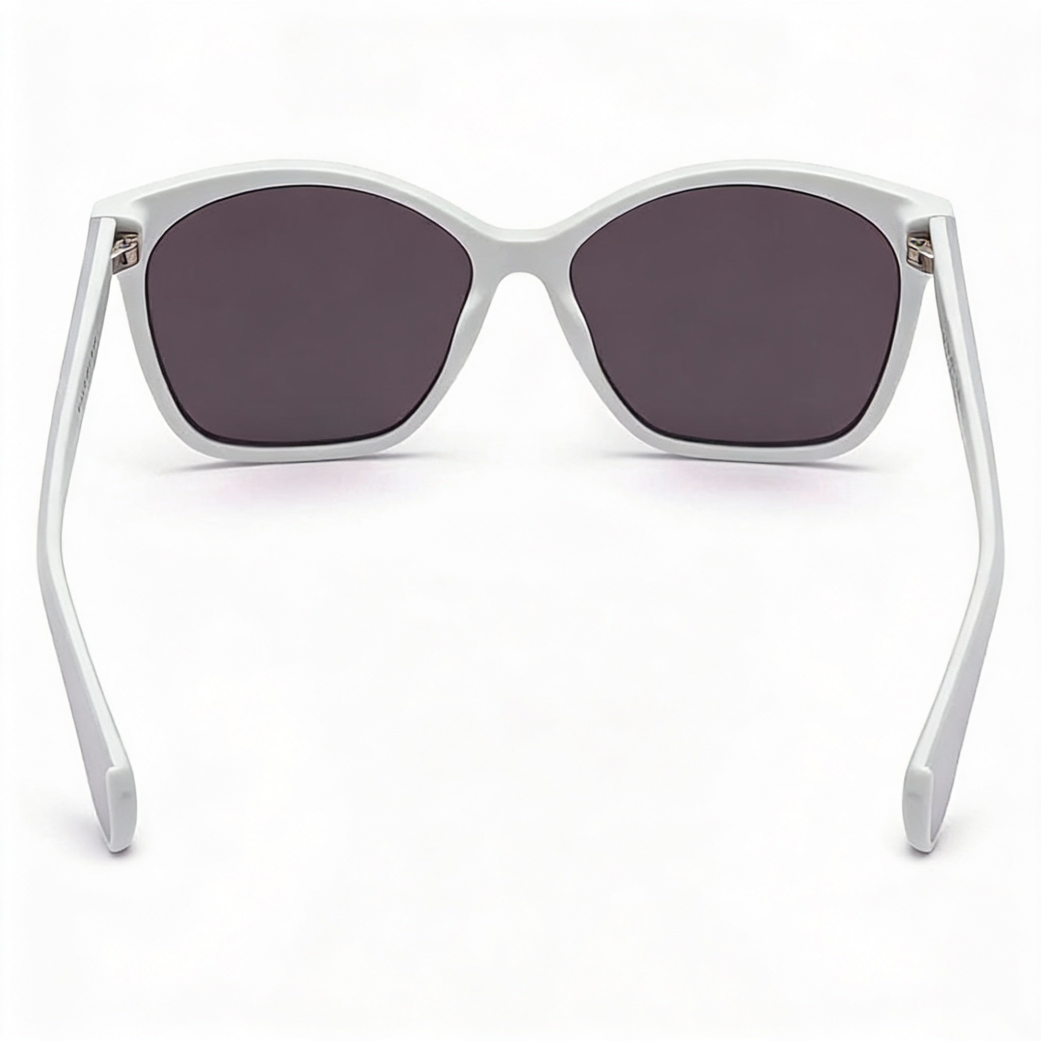 Gafas de sol adidas Originals Modern para mujer, montura inyectada blanca, lentes de espejo ahumadas, protección UV 100 %, ancho de lente de 57 mm, Photo 2