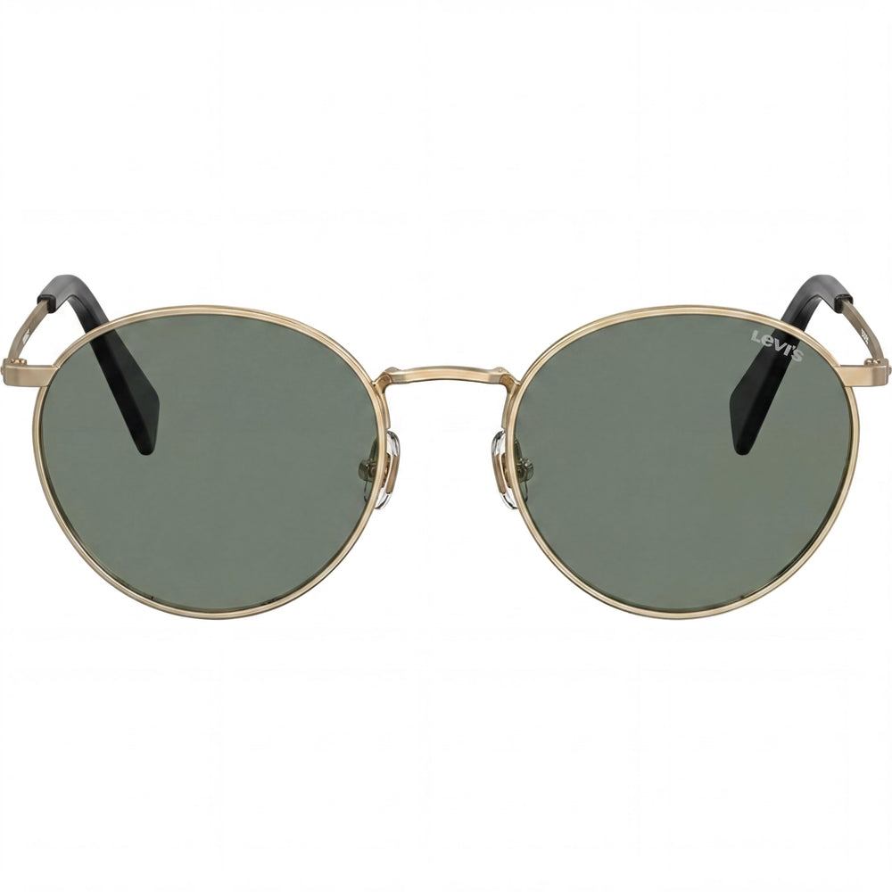 Gafas de sol Levi's LV 1005/S para mujer, armazón de acetato dorado, lentes de policarbonato doradas con protección UV, 52 mm