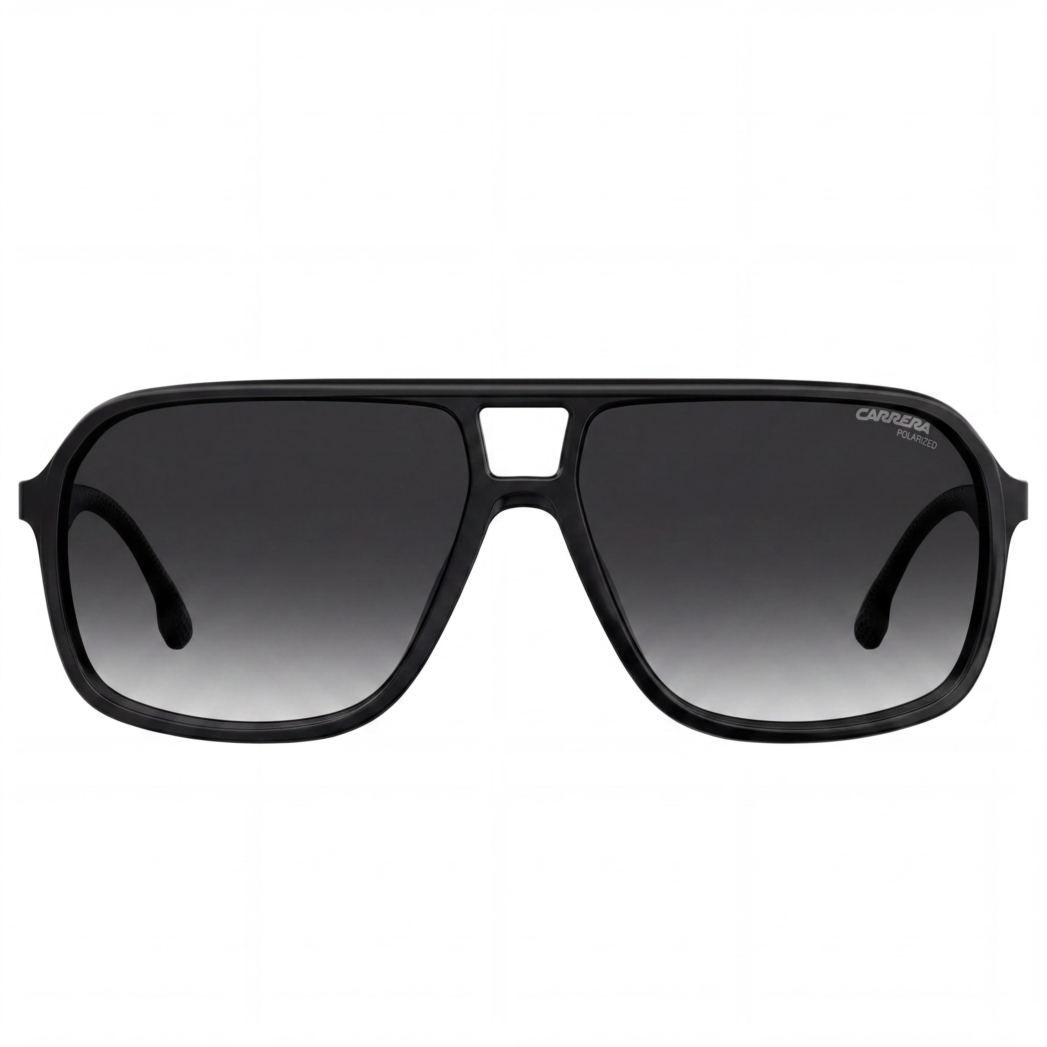 Carrera CARRERA 8035/S Gafas de sol de protección UV para hombre, con montura de poliamida negra y lente gris oscuro degradado de 61 mm, Photo 2