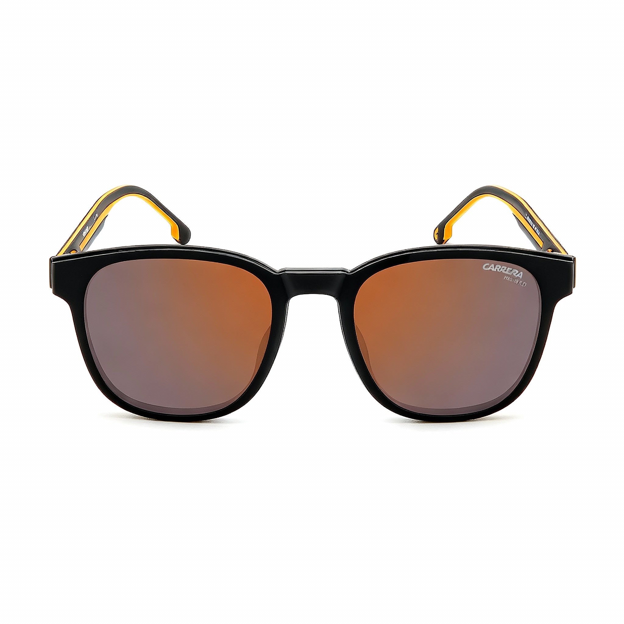Carrera Ca8062/cs Modern Women’s Black Orange Polycarbonate Frame, Red Multilayer Polarized Lenses 51mm, Photo 2