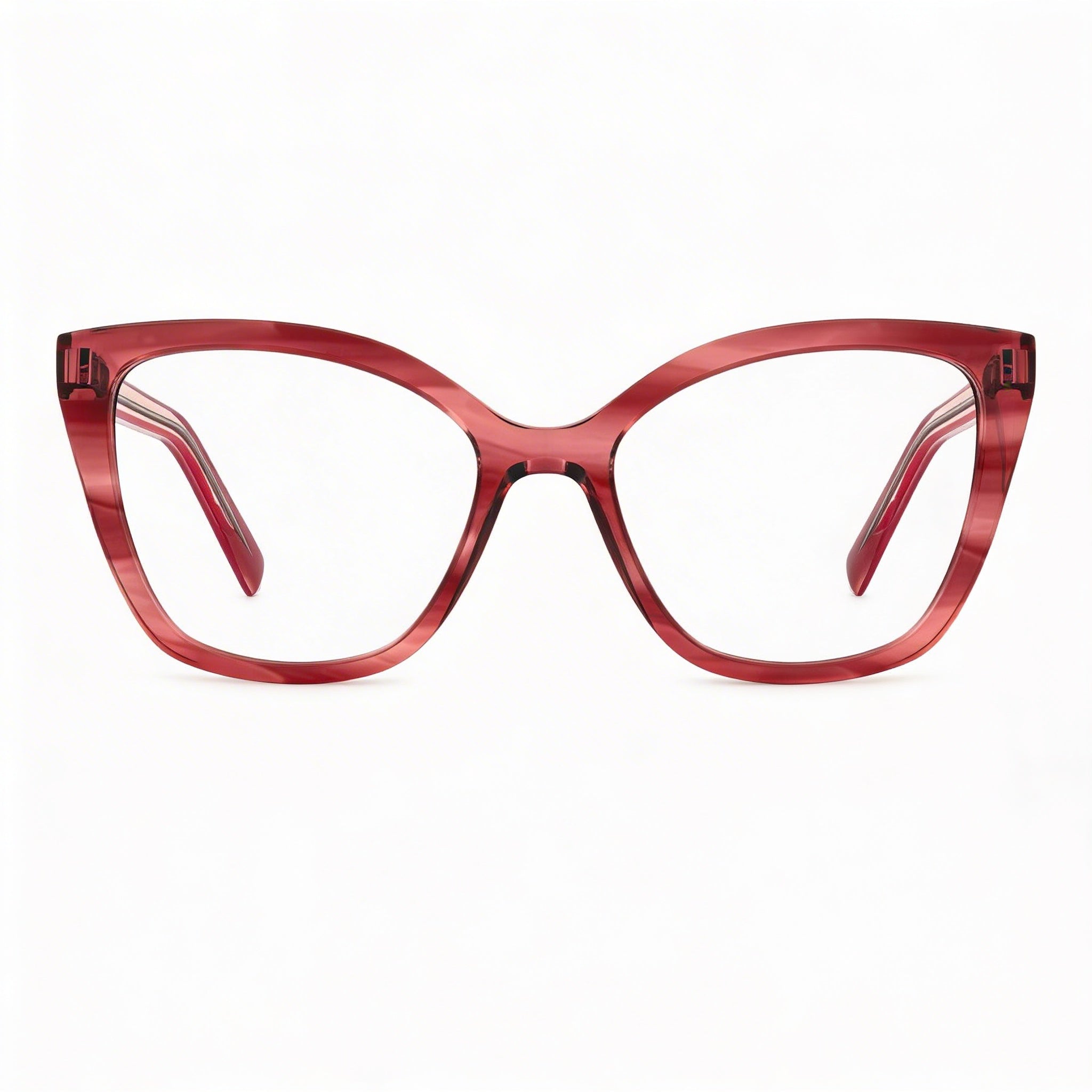 Montura de gafas de acetato rojo de cuerno Missoni casual para mujer con ancho de lente de 51 mm, puente de 17 mm, patilla de 145 mm, Photo 2