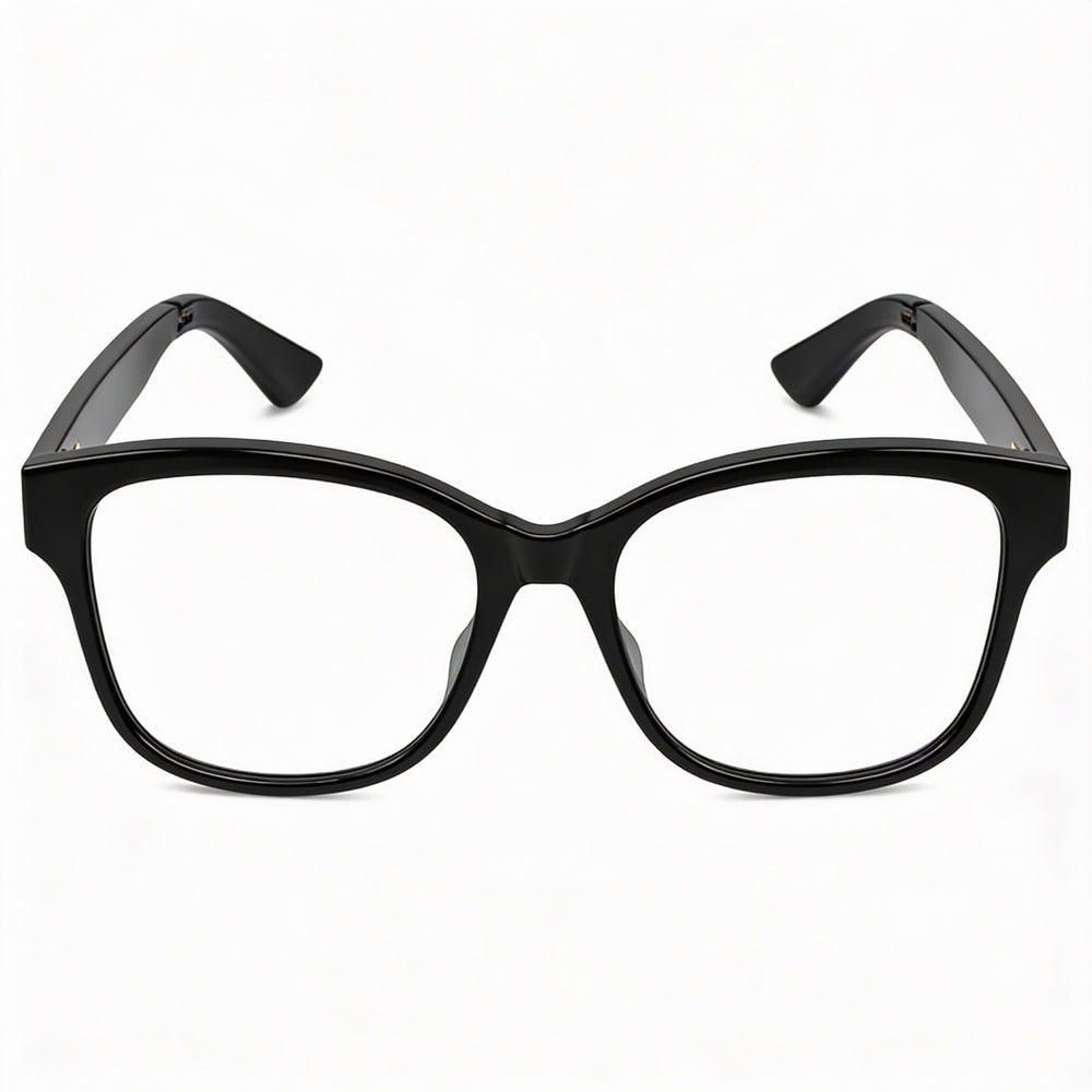 Gafas Gucci GG1340O para mujer, montura cuadrada de plástico, color negro, 54 mm