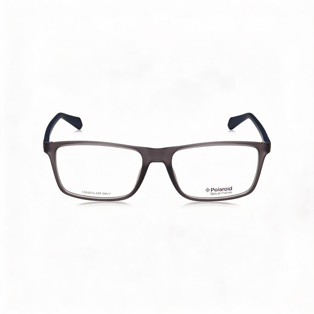 Polaroid Pld D330 - Montura de poliamida azul mate para hombre (sin montura óptica), ancho de lente: 54 mm, ancho de puente: 145 mm, longitud de patilla: 17 mm