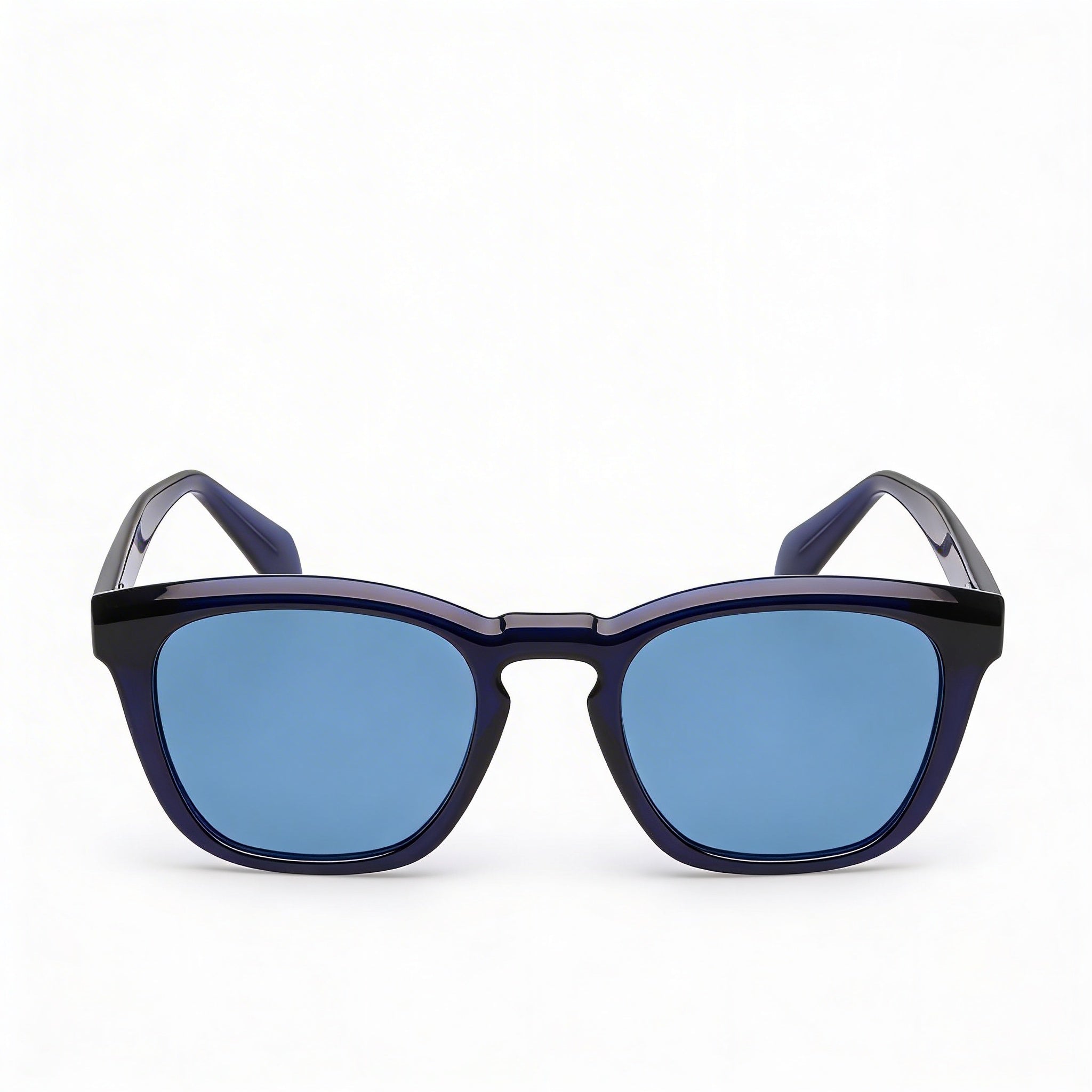 Ferragamo Men's Sf2040se Transparent Blue Titanium Frame UV 400 Non-Polarized 50mm Sunglasses, Photo 2