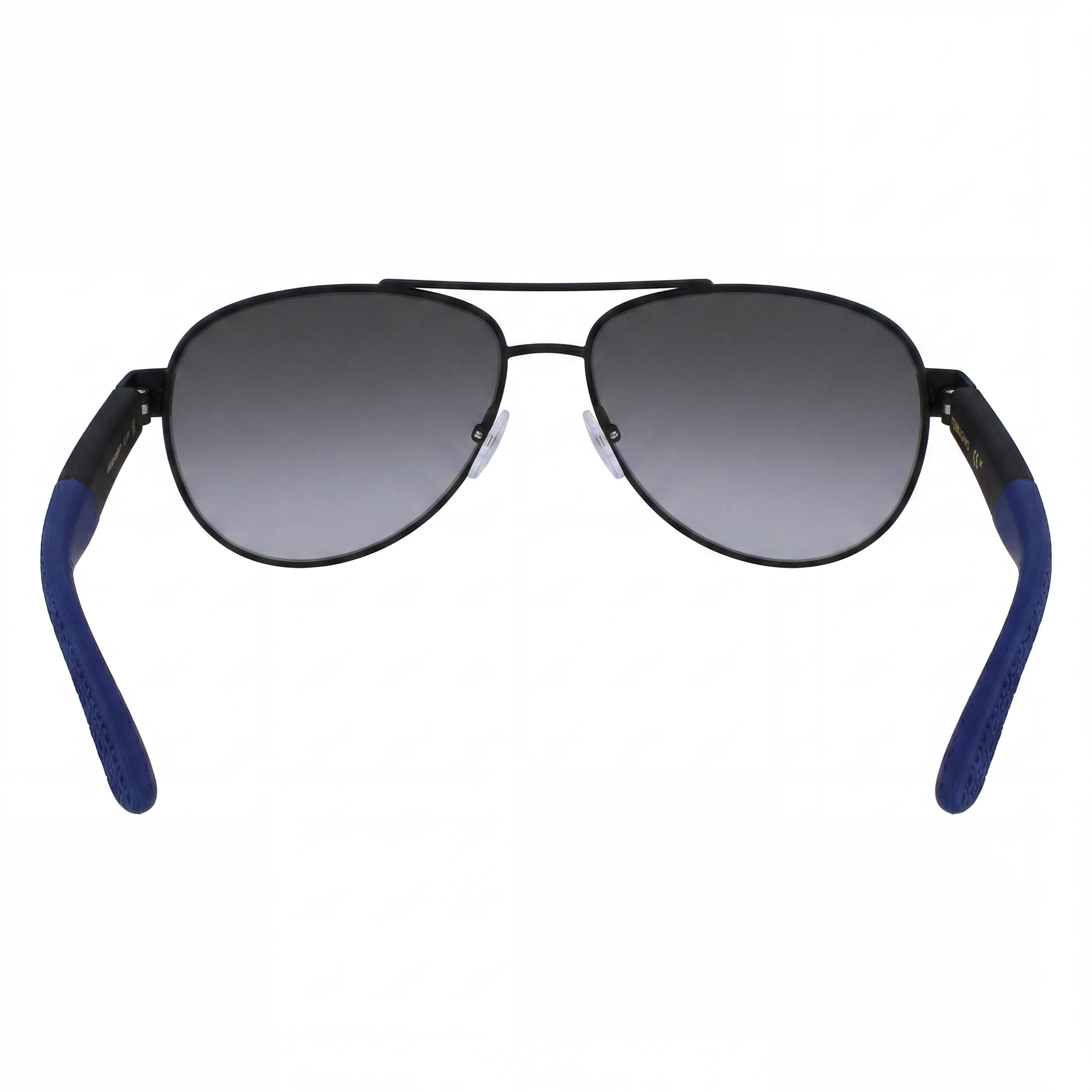 Salvatore Ferragamo Sf275sn Unisex Stainless Steel Frame Matte Black 62mm Polycarbonate UV Protected Non-Polarized, Photo 2