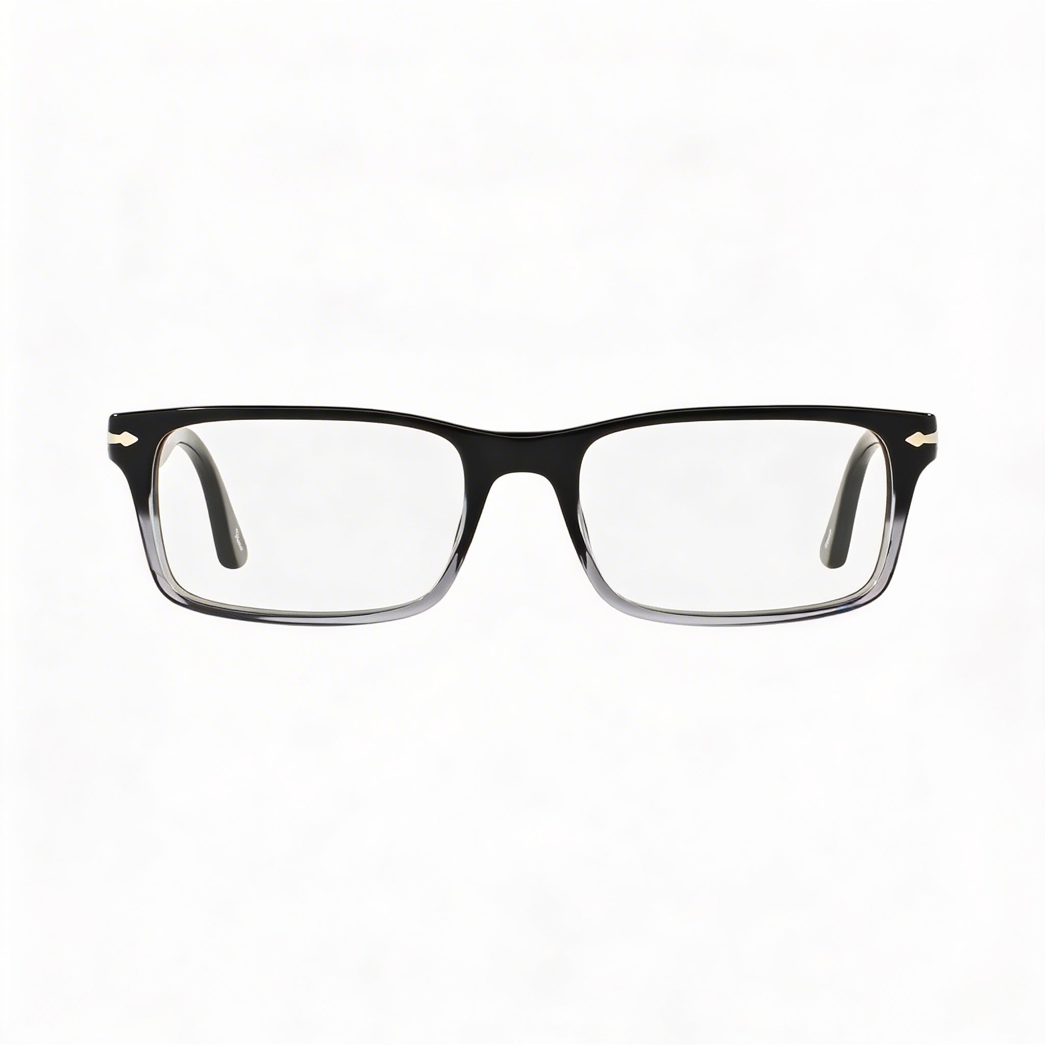 Gafas de acetato rectangulares Persol Po3050v para mujer, color negro, con lentes de demostración (53-18-140 mm), Photo 1